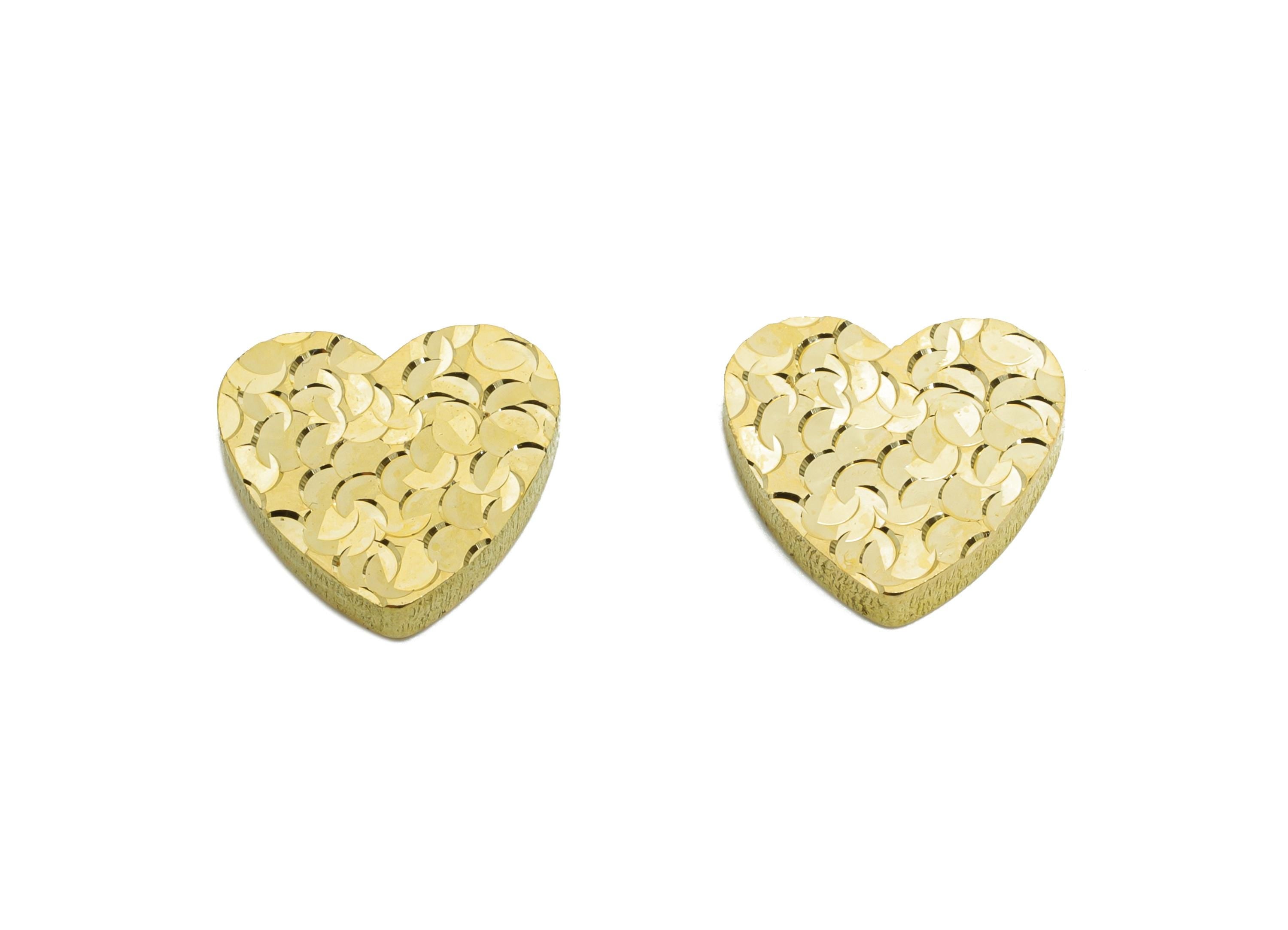 Brass Heart Cabachon - Raw Brass Textured Heart Cabachon - Vintage Elegant Heart Jewelry - Textured Laser Cut - 11x11x2mm -PP11166 - DOMEDBAZAAR