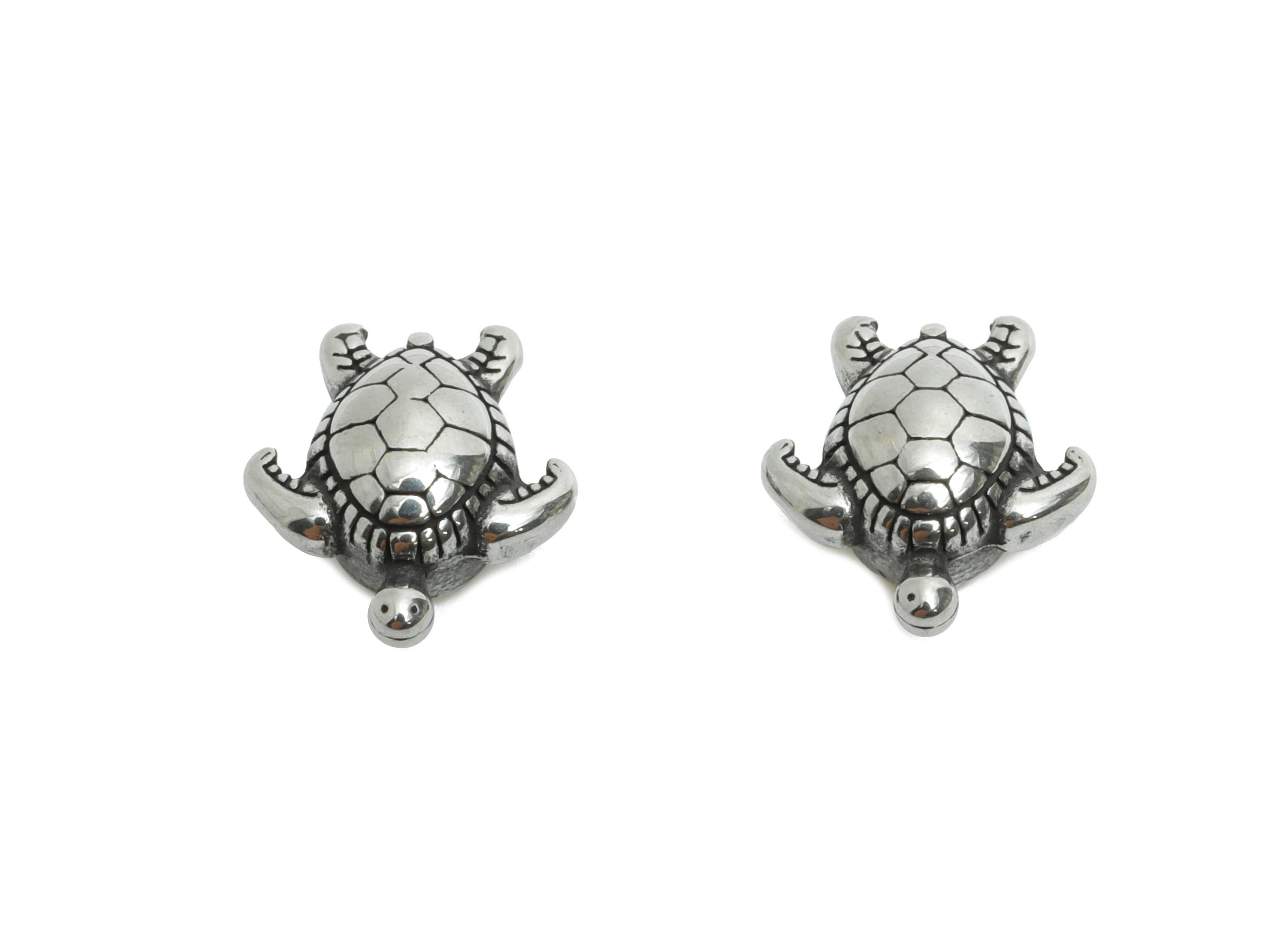 Stainless Steel Turtle Bead - Turtle Spacer Bead for Bracelet - 304 Stainless Steel - Marine Spacer Bead - Steel Finding - 11x10x5mm -SS1599 - DOMEDBAZAAR