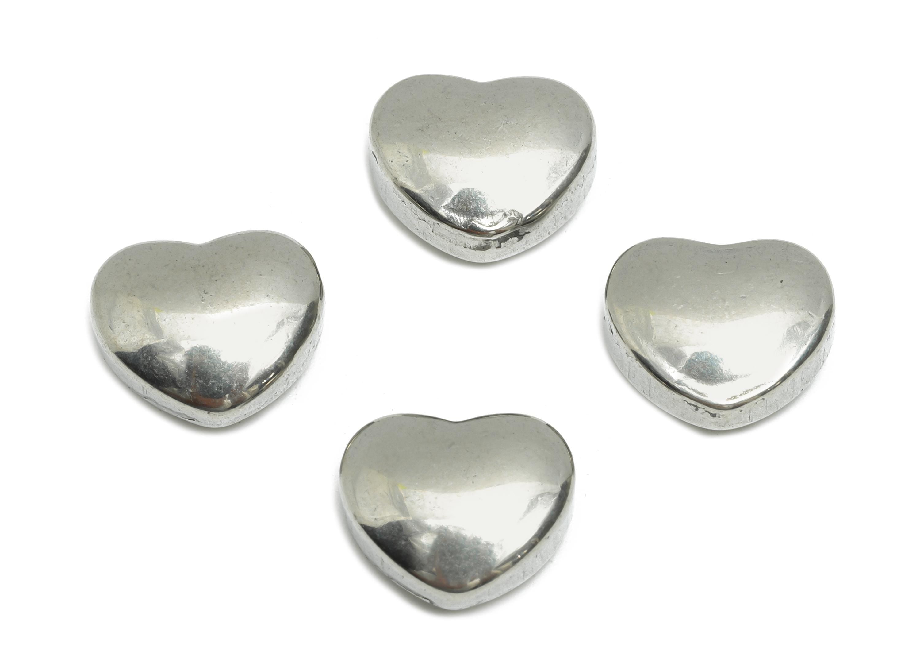 Stainless Steel Heart Bead - Sleek Silver Heart Bracelet Bead - Romantic Heart Jewelry - DIY Jewelry Accessory - 12.49x10.76x5.94mm - SS1859 - DOMEDBAZAAR