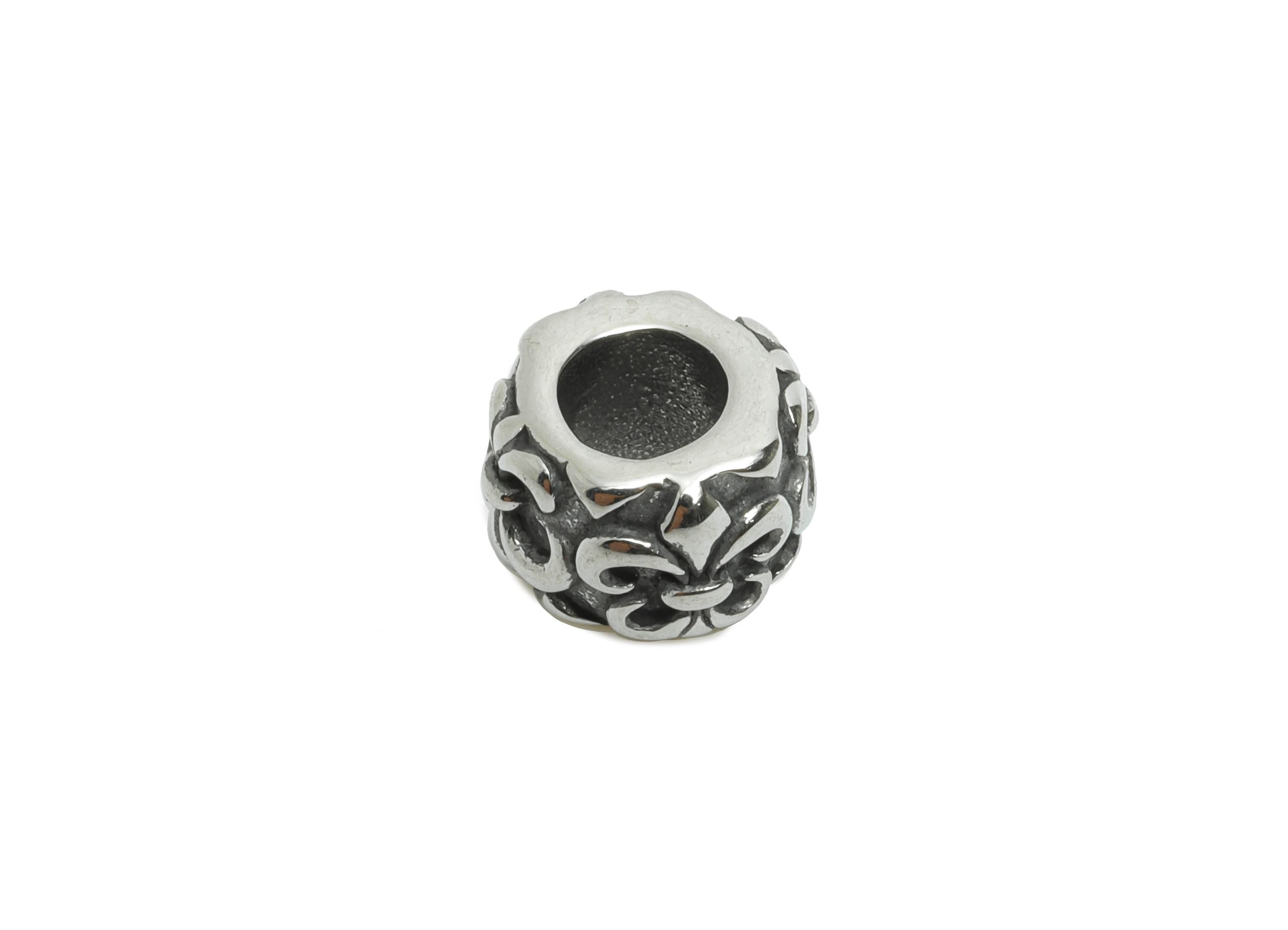 Antique Finish Flower Beads - Vintage Spacer Bead for Bracelet - Punk Design Spacer Bead - Decorative Barrel Beads - 9x9x6mm - SS1582 - DOMEDBAZAAR