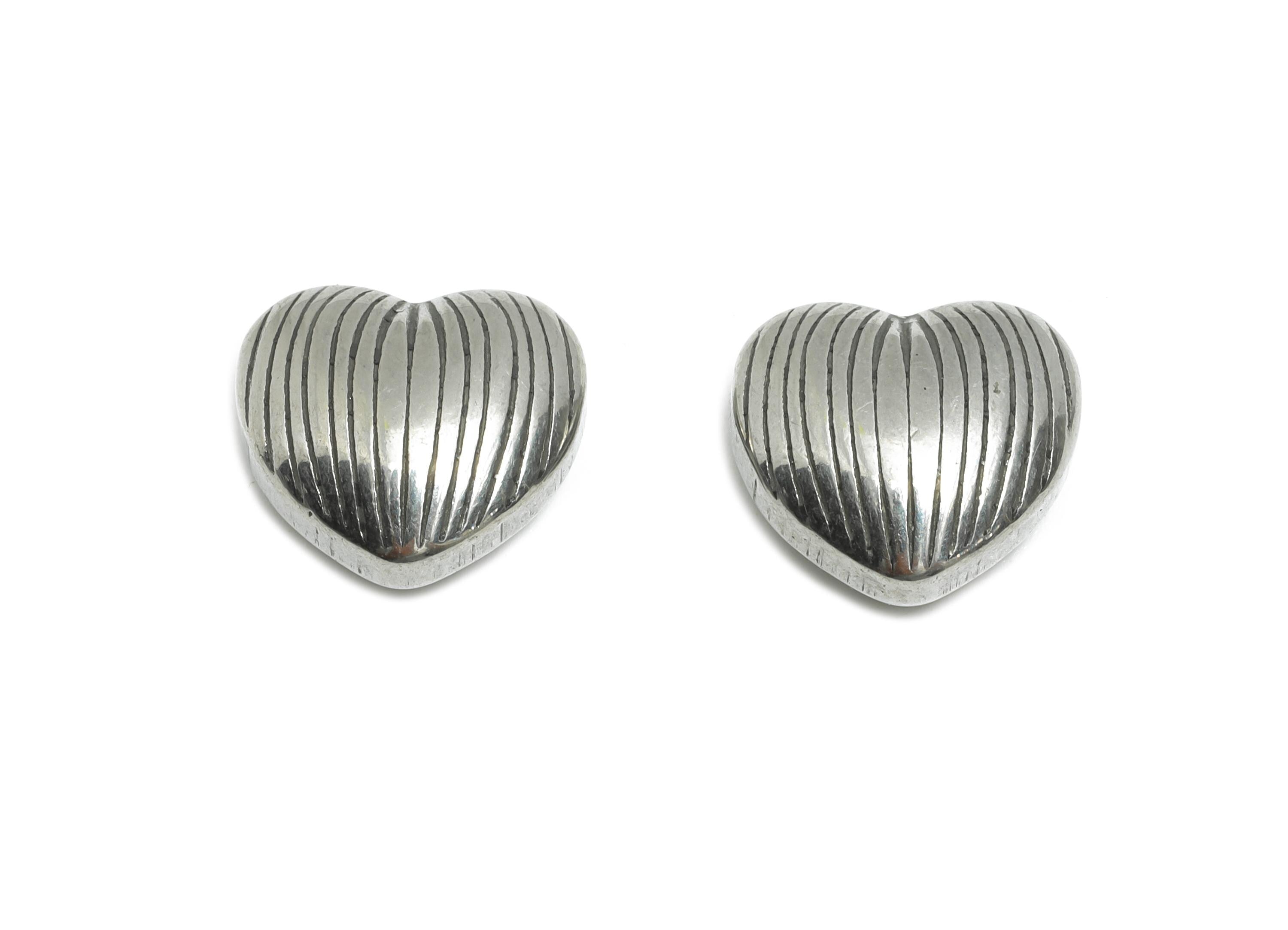 Stainless Steel Heart Charm - Textured Heart Charm - Elegant 3D Metallic Heart Design - Delicate Handmade Jewelry - 11x11.97x5.82mm - SS1760 - DOMEDBAZAAR