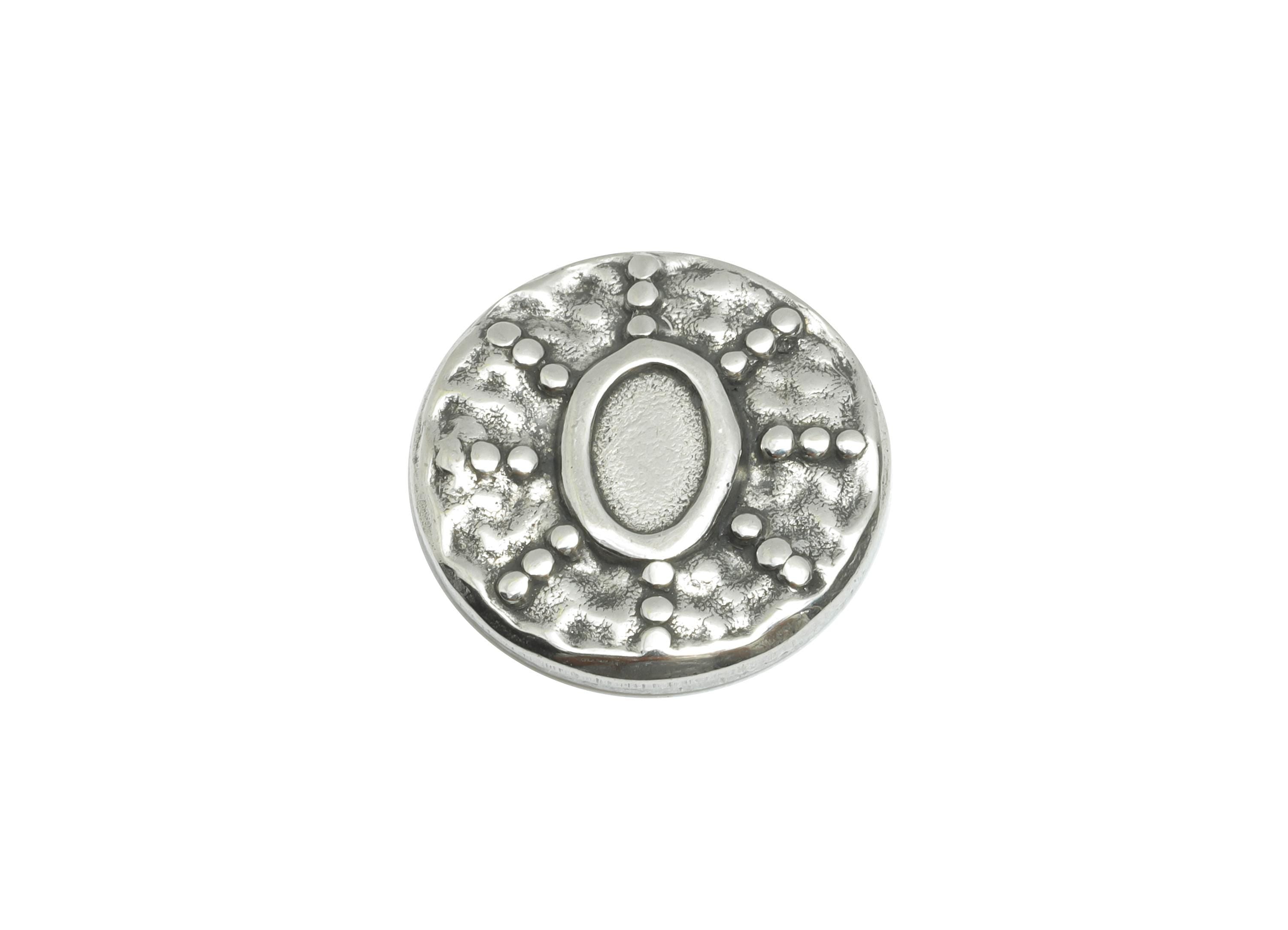 Stainless Steel Oval Pendant - Elegant Sunburst Charm For Necklace - Minimalist DIY Crafting Supplies - Steel Jewelry - 14x14x2mm - SS1819 - DOMEDBAZAAR