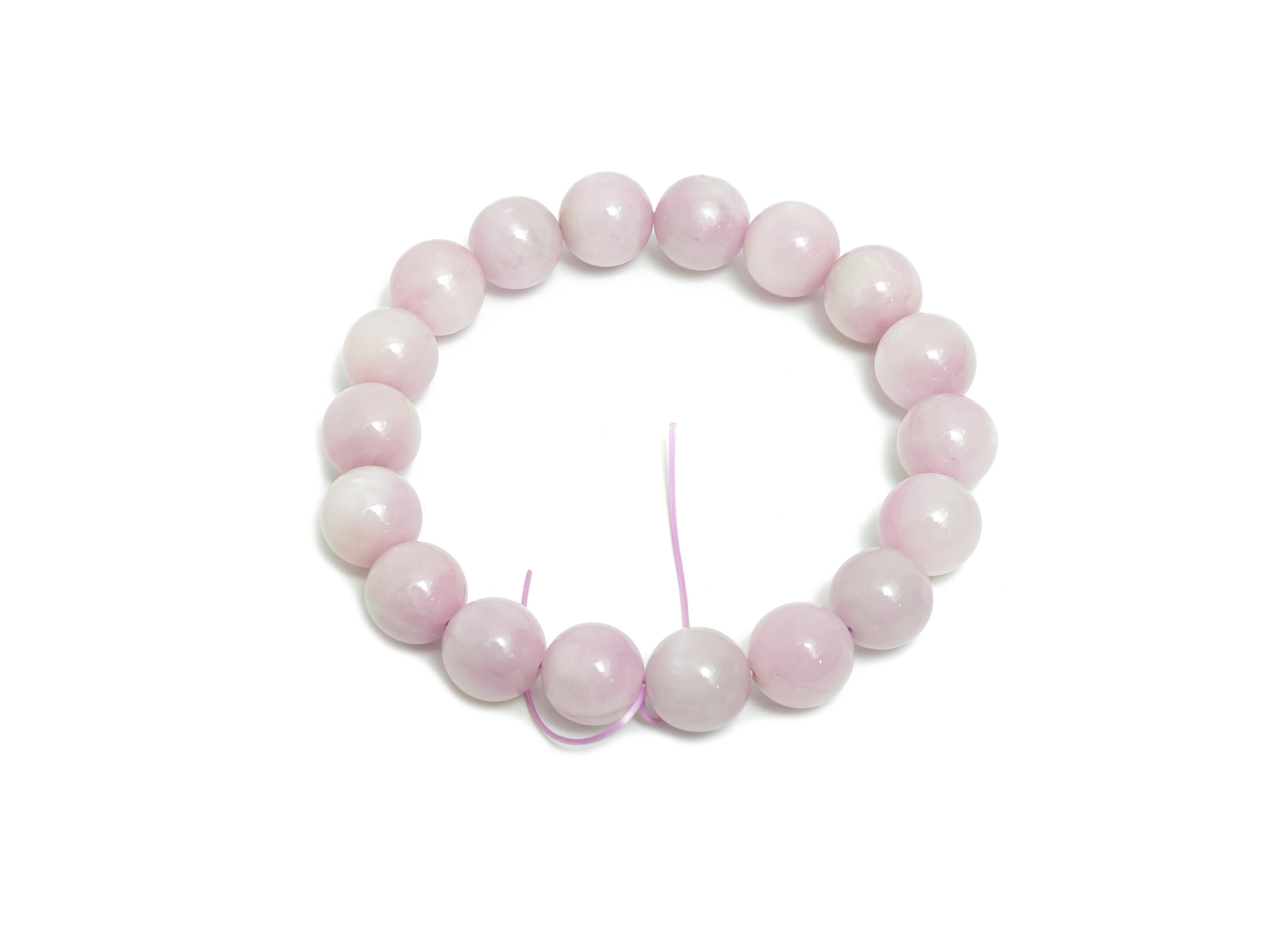 Kunzite Cyprinite Crystal Bead - Purple Bead for Crafting - 1 Strand/18Pcs/47g Around - Calming Energy Crystal Bead - 13x13x13mm - NS2865 - DOMEDBAZAAR