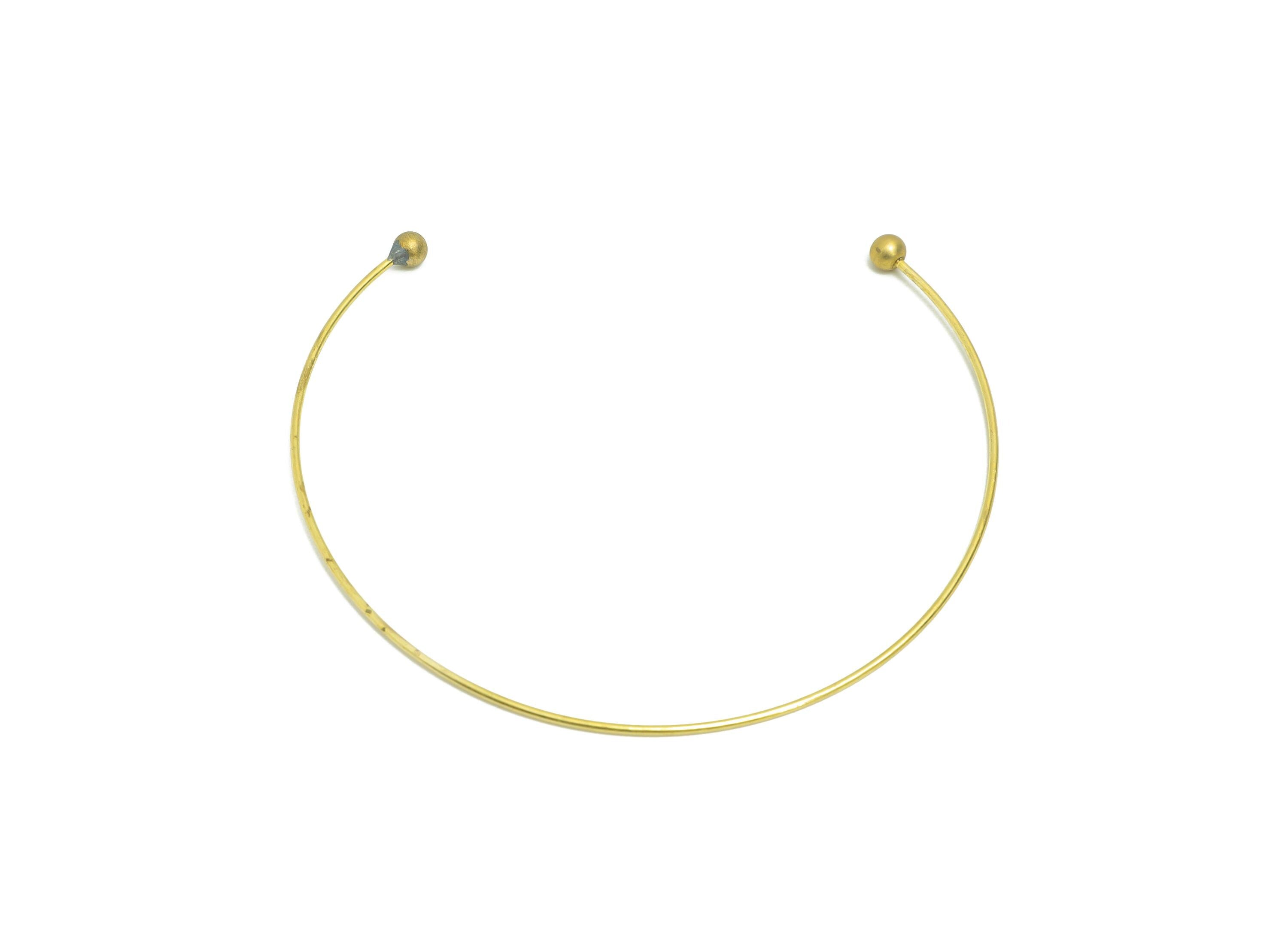 Raw Brass Open Cuff Bracelet - Openable Screw Bead Bracelet - Adjustable Bead Jewelry - Unlockable Screw Bead Bangle - 32x62x3.9mm-PP11255 - DOMEDBAZAAR