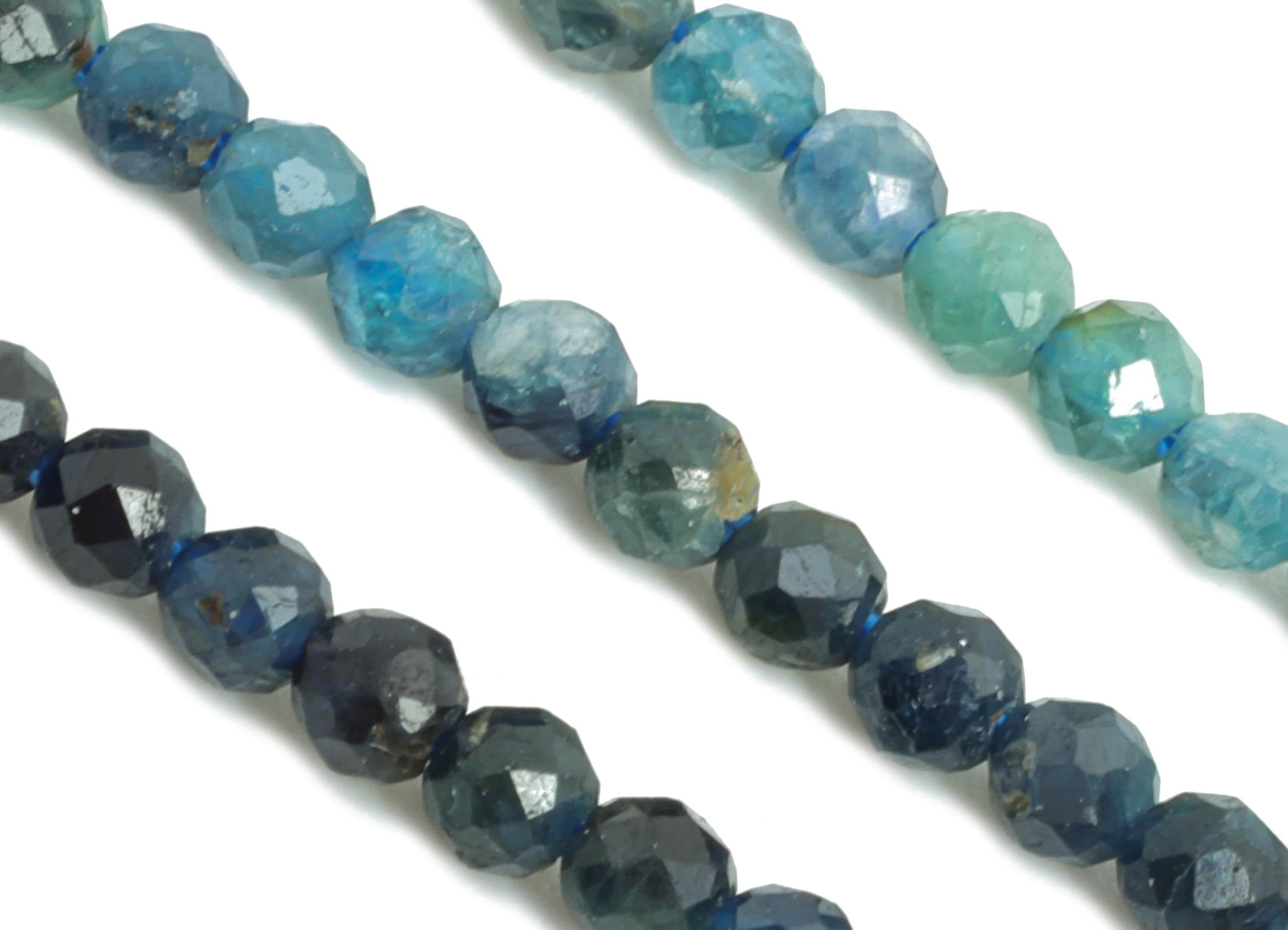 2mm Lapis Lazuli Natural Stone Bead - Faceted Round Lapis Lazuli 15.5 inch /Strand - Gemstone Bead for Handmade - DIY Crafting Bead - NS2414 - DOMEDBAZAAR