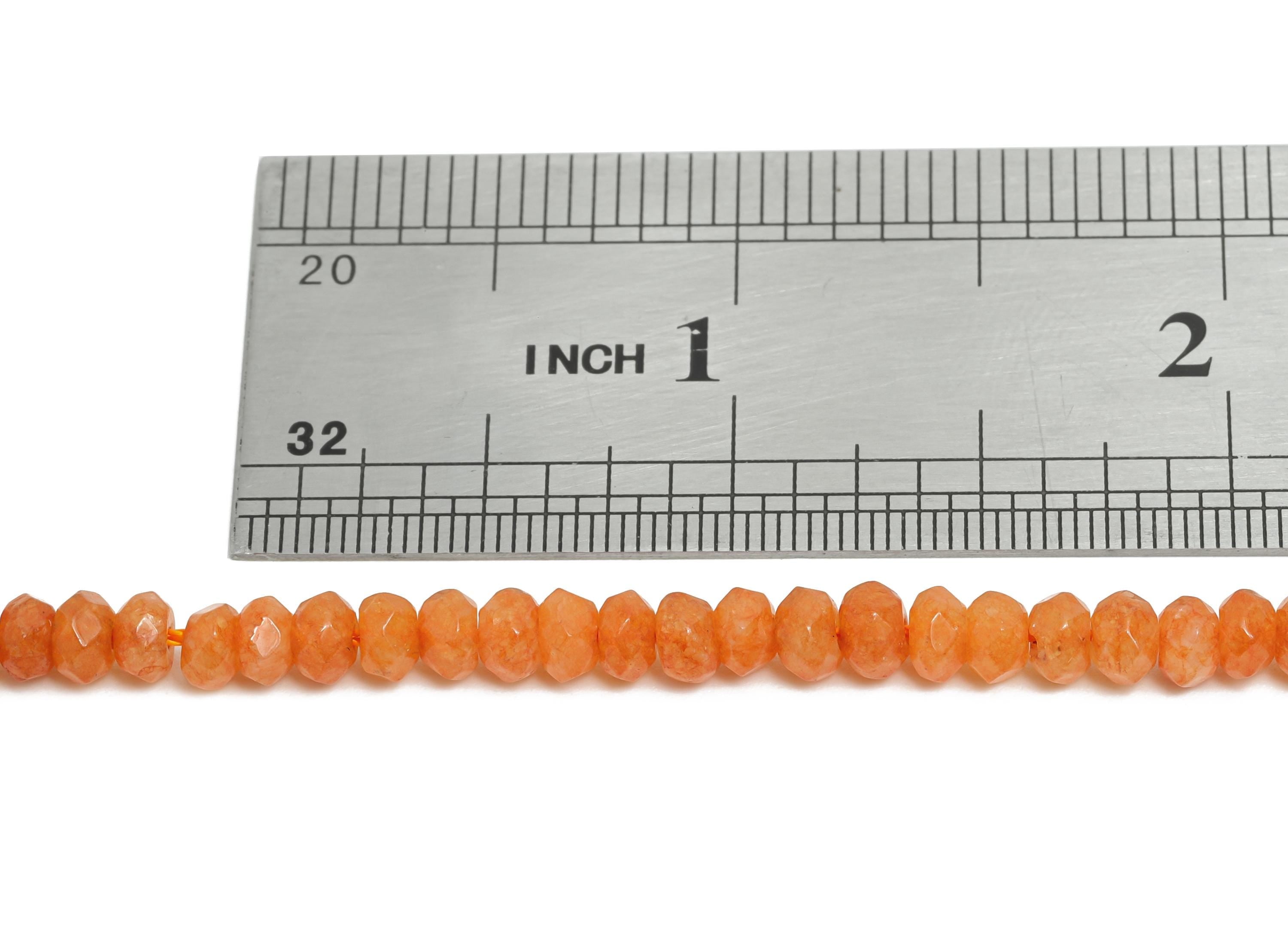 2x4mm Red Aventurine Beads - Smooth Rondella Red Aventurine 14.56 inch /Strand - DIY Crafting Gemstone Beads - Healing Stone Beads - NS2983 - DOMEDBAZAAR