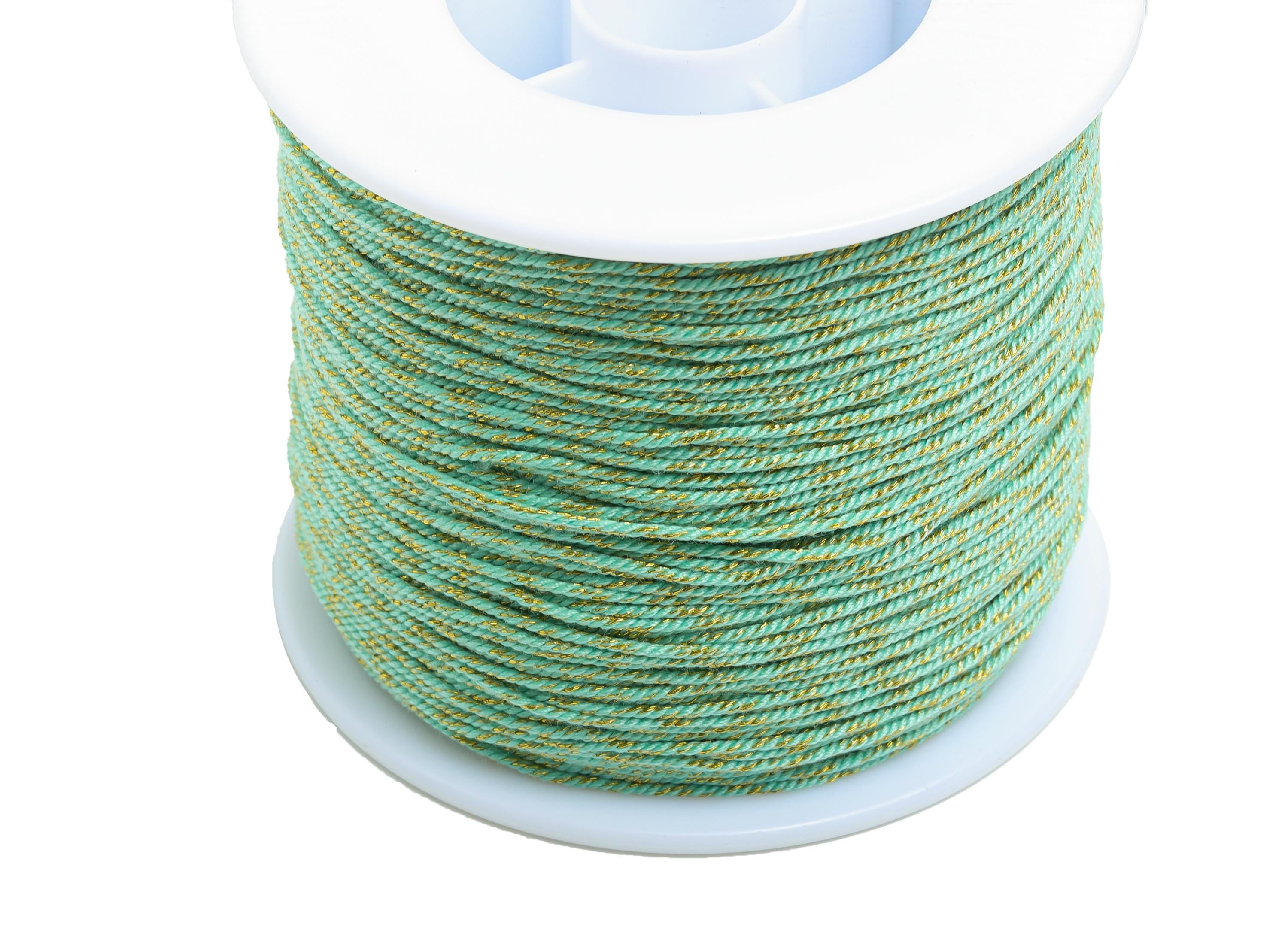 1mm Nylon Starlight Cotton - Hand-Rubbed Cotton Thread - Starlight Cotton Cord - Handwoven Rope - Soft Cotton Weaving  - 110m/Roll - HM1064A - DOMEDBAZAAR