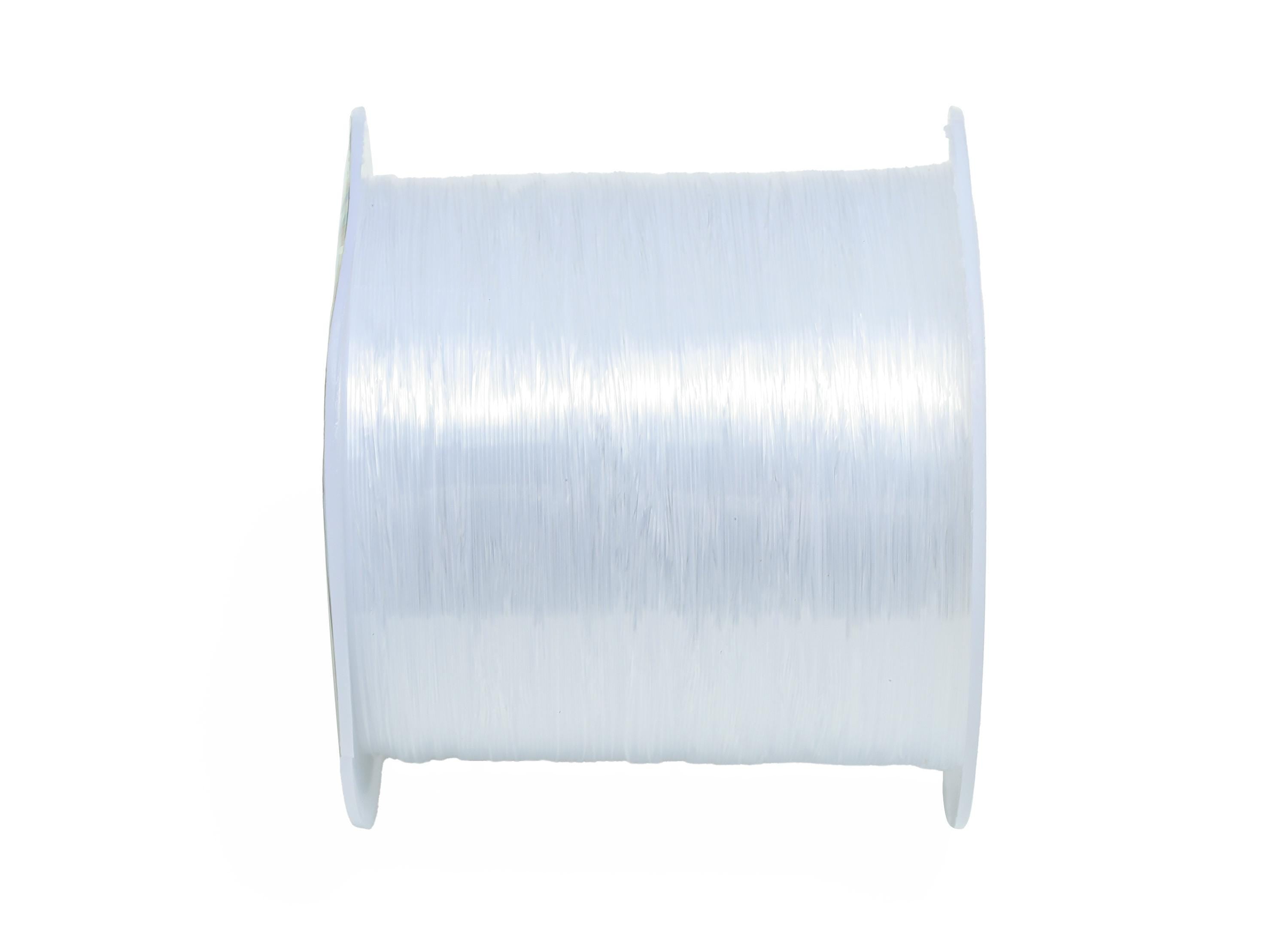 0.3mm Clear Beading Thread - Fishing Line Cord for Crafts 50m/Roll - Clear Bead String Jewelry Making - Plastic Crystal Beading - TH1101
