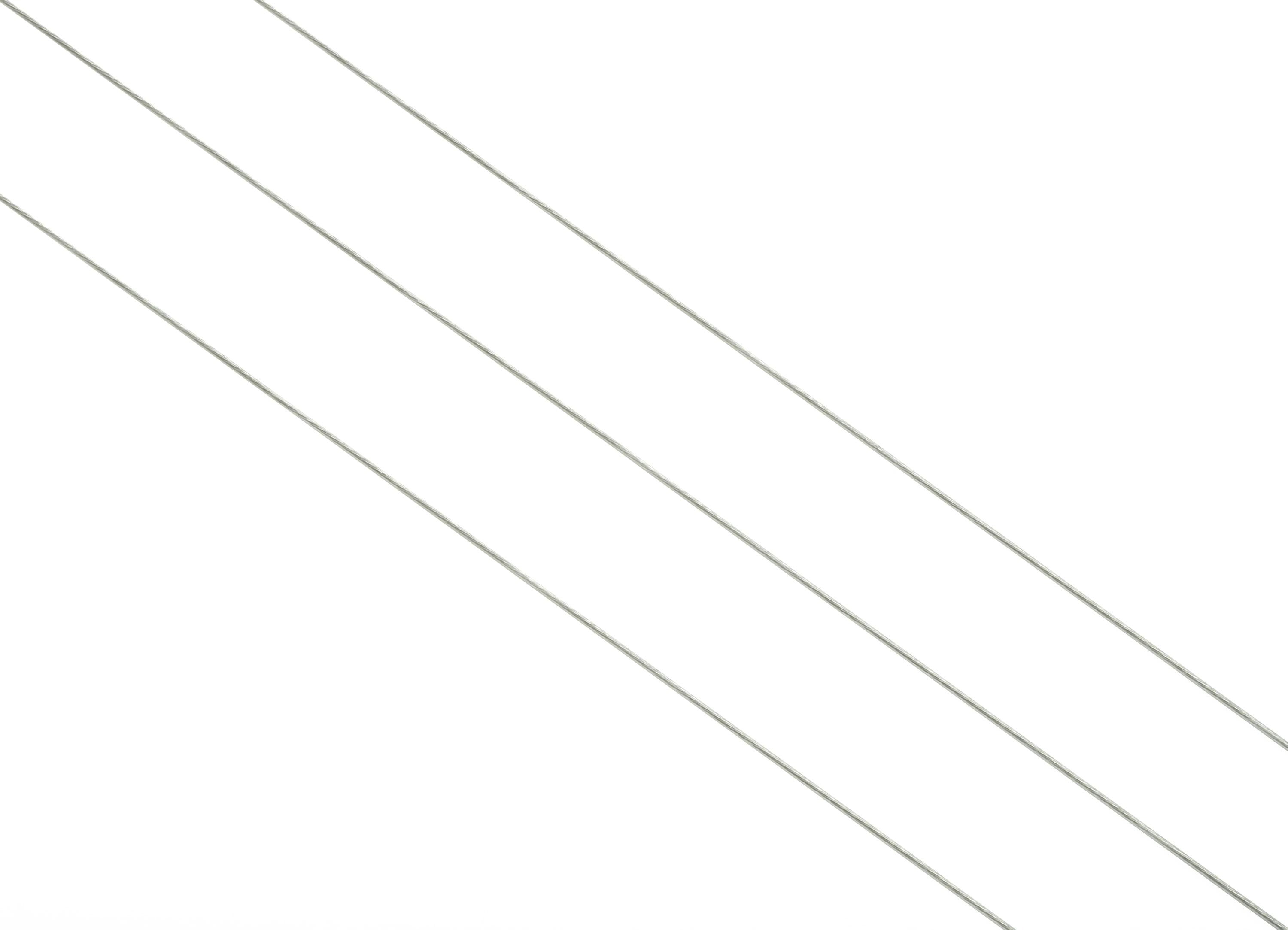 0.3mm Stainless Steel Wire Spool - 50m/Roll - Steel Color High-Quality Metallic Stainless Steel Craft Wire - DIY Steel Wire Roll - HM1076