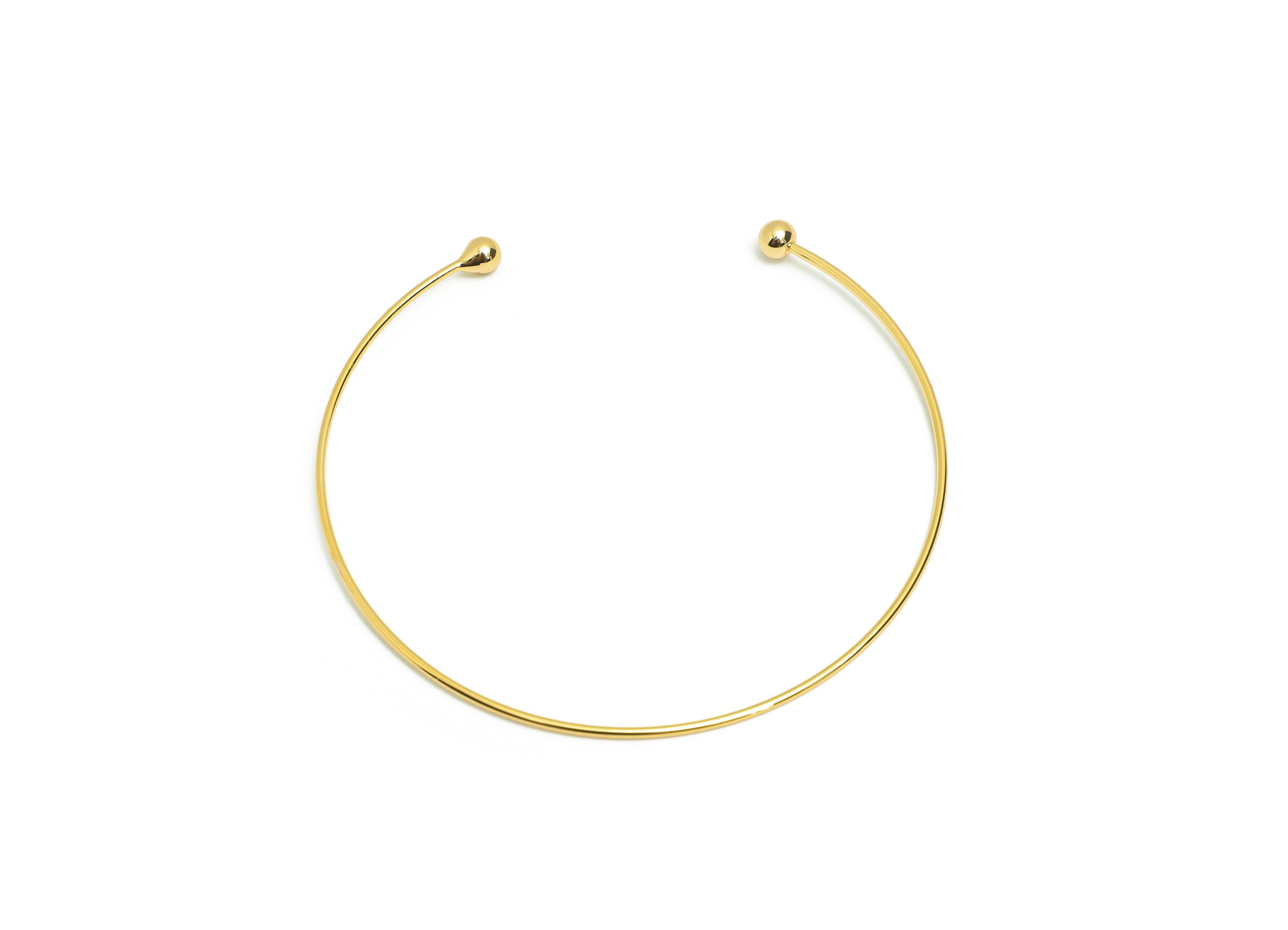 Brass Adjustable Open Cuff Bracelet - Openable Screw Bead Bracelet - Unlockable Screw Bead Bangle - 18K Real Gold Plated -32x62x3mm-RGP10823 - DOMEDBAZAAR