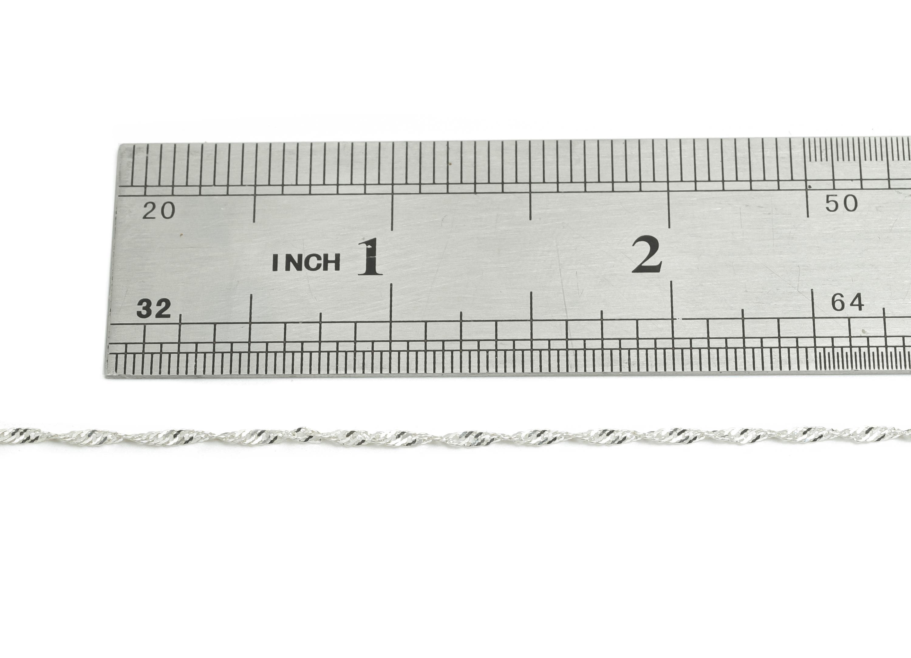 925 Sterling Silver Flat Snake Chain - Silver Snake Chain - Finished Flat Snake Chain - Twisted Chain - Jewelry Making Supplies - RGP10776 - DOMEDBAZAAR