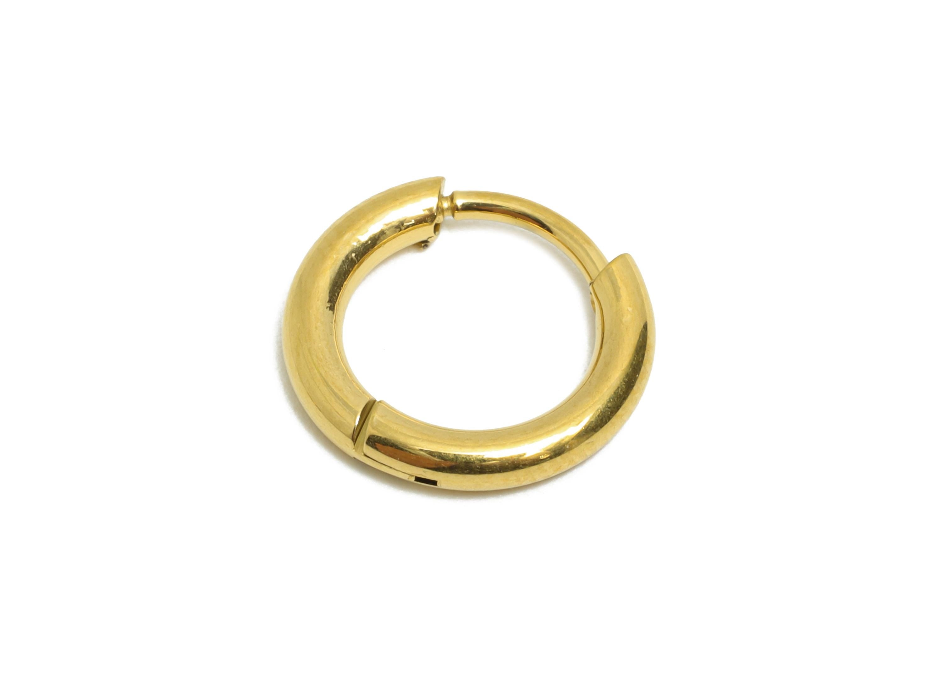 12x2mm Steel Hoop Earrings - Elegant Gold Hoop Earring - Minimalist Circle Huggie Earring - 304 Stainless Steel - 12x12x2mm - SS1717-8G - DOMEDBAZAAR