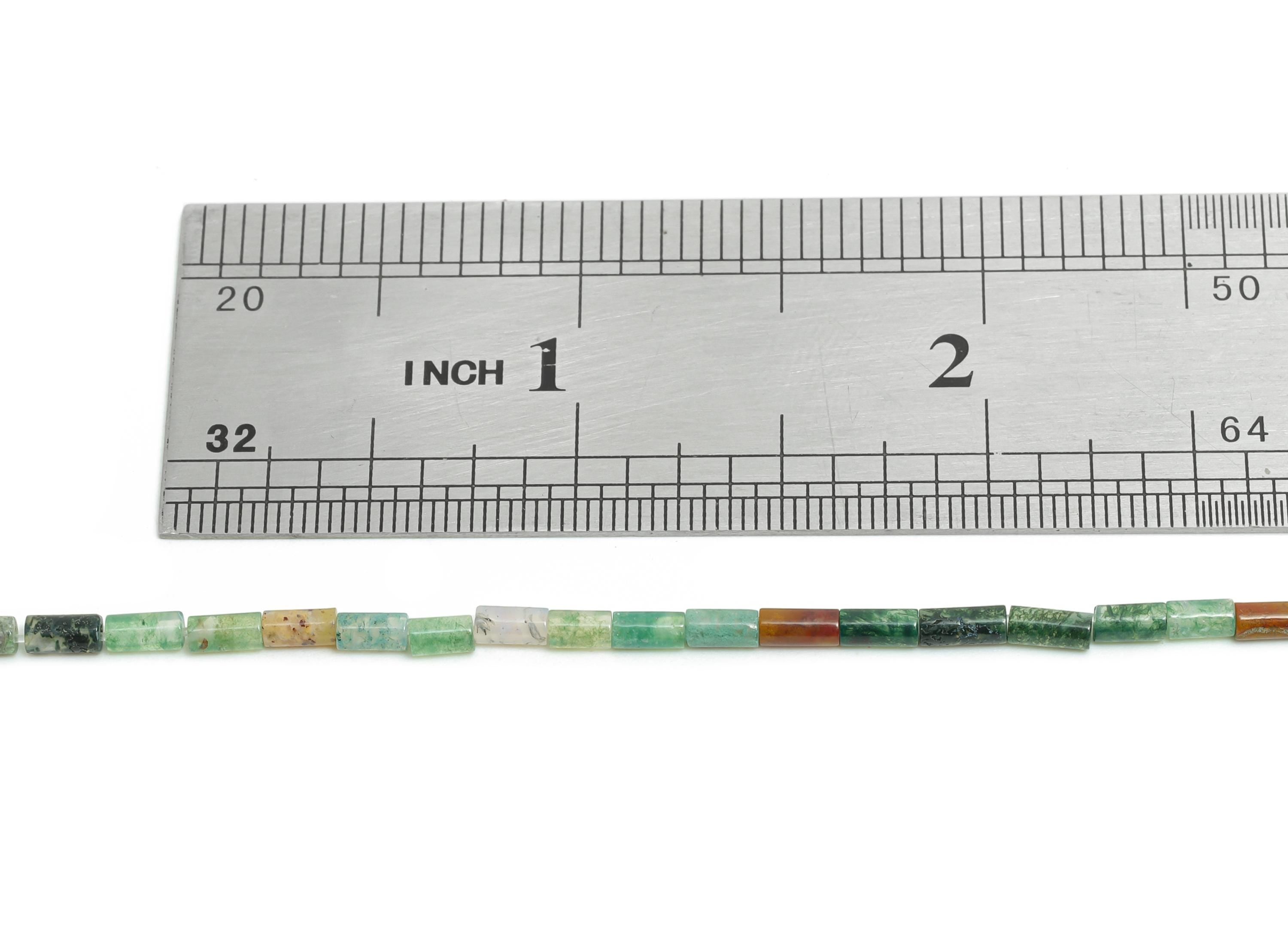 4x2mm Amethyst Natural Stone - Cylinder Stone Bead 15.35 Inch/Strand - Cylinder Tube Stone Bead - DIY Craft Making Bead - NS2968 - DOMEDBAZAAR