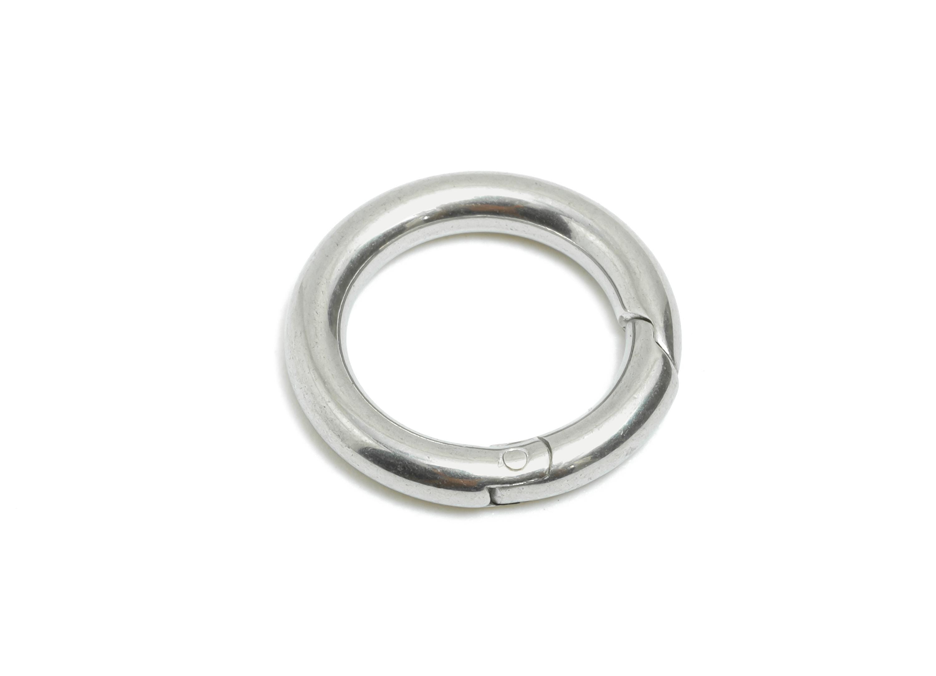 2.5*16mm Steel Lobster Clasp - Round DIY Jewelry Connector Clasp - Carabiner Parrot Clasp  - Spring Snap Hook - Key Ring Accessory - SS1537 - DOMEDBAZAAR