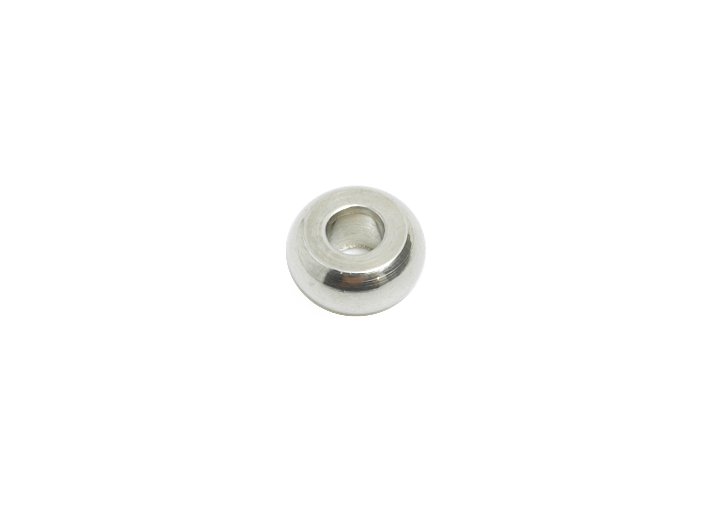 Stainless Steel Spacer Beads - Beading Accessories for Bracelet or Necklace - Metal Beads for Jewelry Making Supplies - 4x4x2mm - SS2348 - DOMEDBAZAAR