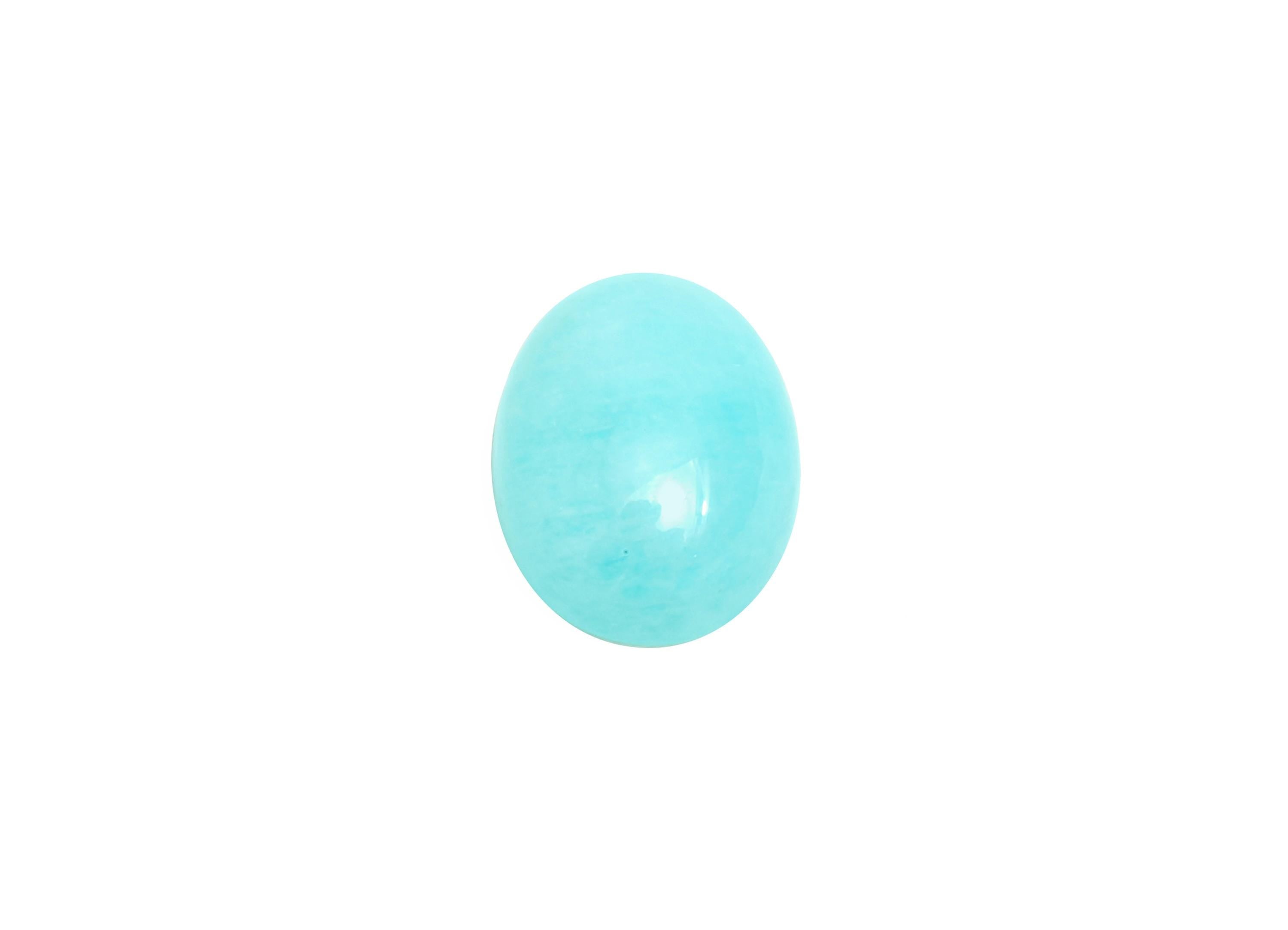 7*9mm Oval Amazonite Natural Stone - Oval Stone Cabochon For Crafts - DIY Bezel Setting Stone Jewelry Supplies - Energy Healing Stone-NS2731 - DOMEDBAZAAR