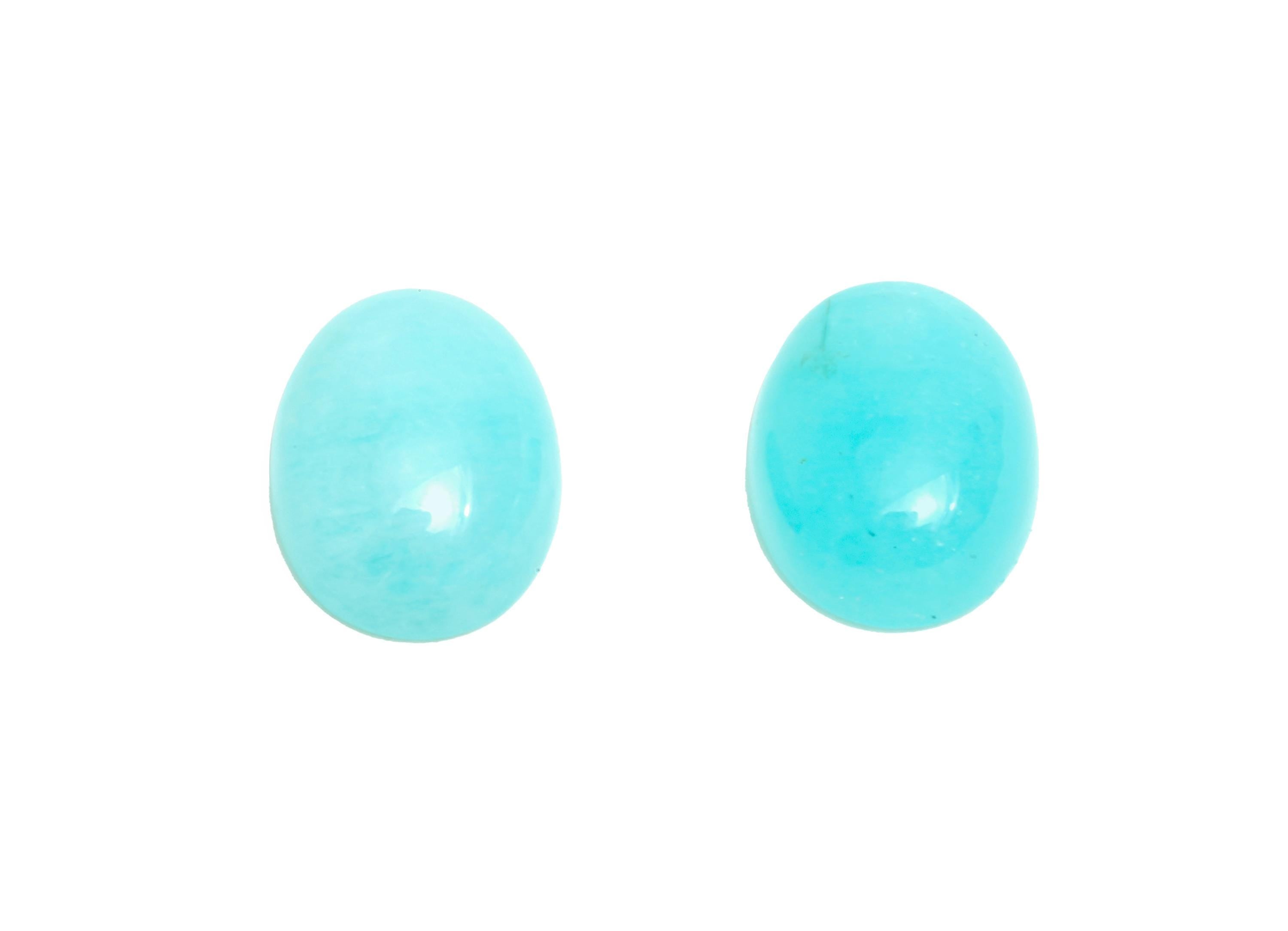 7*9mm Oval Amazonite Natural Stone - Oval Stone Cabochon For Crafts - DIY Bezel Setting Stone Jewelry Supplies - Energy Healing Stone-NS2731 - DOMEDBAZAAR
