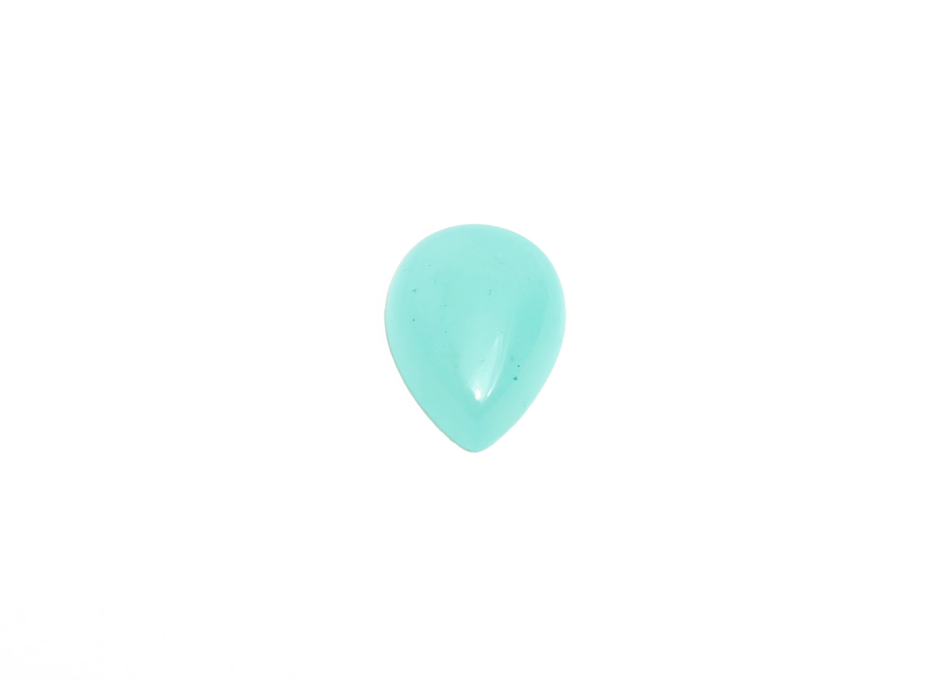 6*8mm Drop Amazonite Natural Stone - Teardrop Cabochon For Crafts - DIY Bezel Setting Stone Jewelry Supplies - Energy Healing Stone -NS2729 - DOMEDBAZAAR
