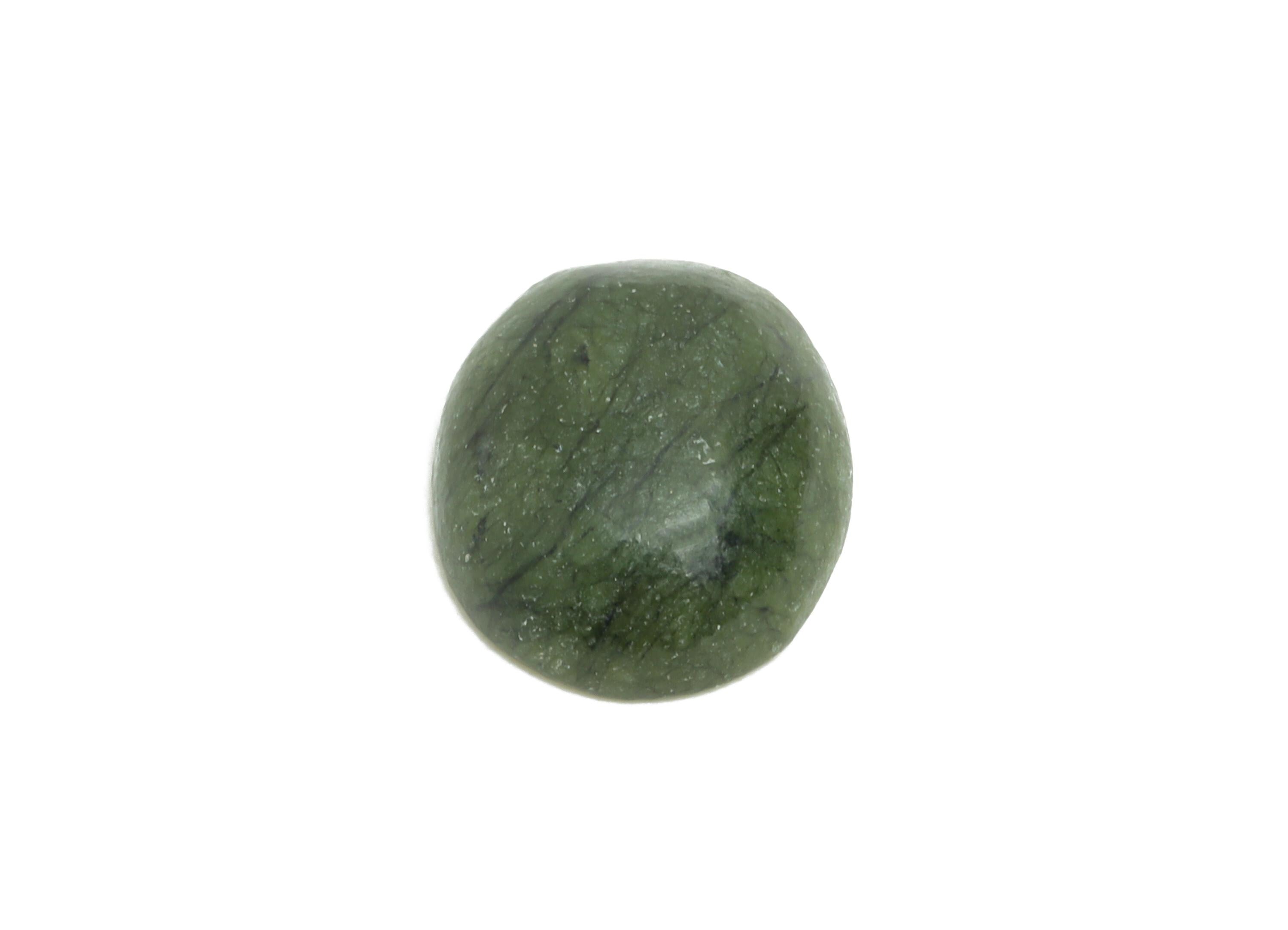 10*12mm Southern Jade Cabochon - Oval Natural Stone for Crafts - DIY Bezel Setting Stone Jewelry Supplies - Energy Healing Stone - NS2917 - DOMEDBAZAAR