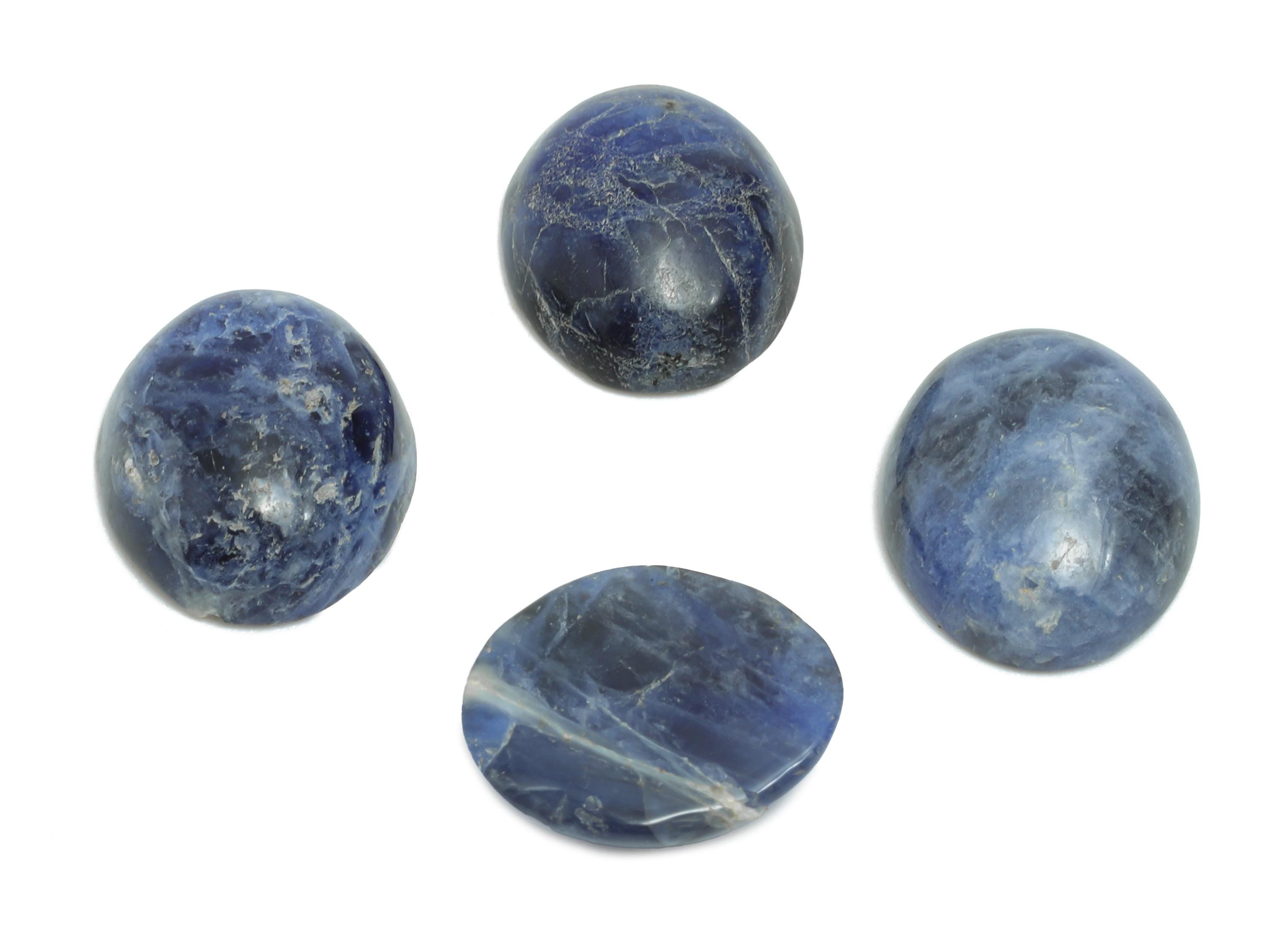 10*12mm Sodalite Cabochon - Oval Cabochon for DIY Jewelry Making - Setting Stone for Ring or Pendant - Decorative Natural Gemstone - NS2923 - DOMEDBAZAAR