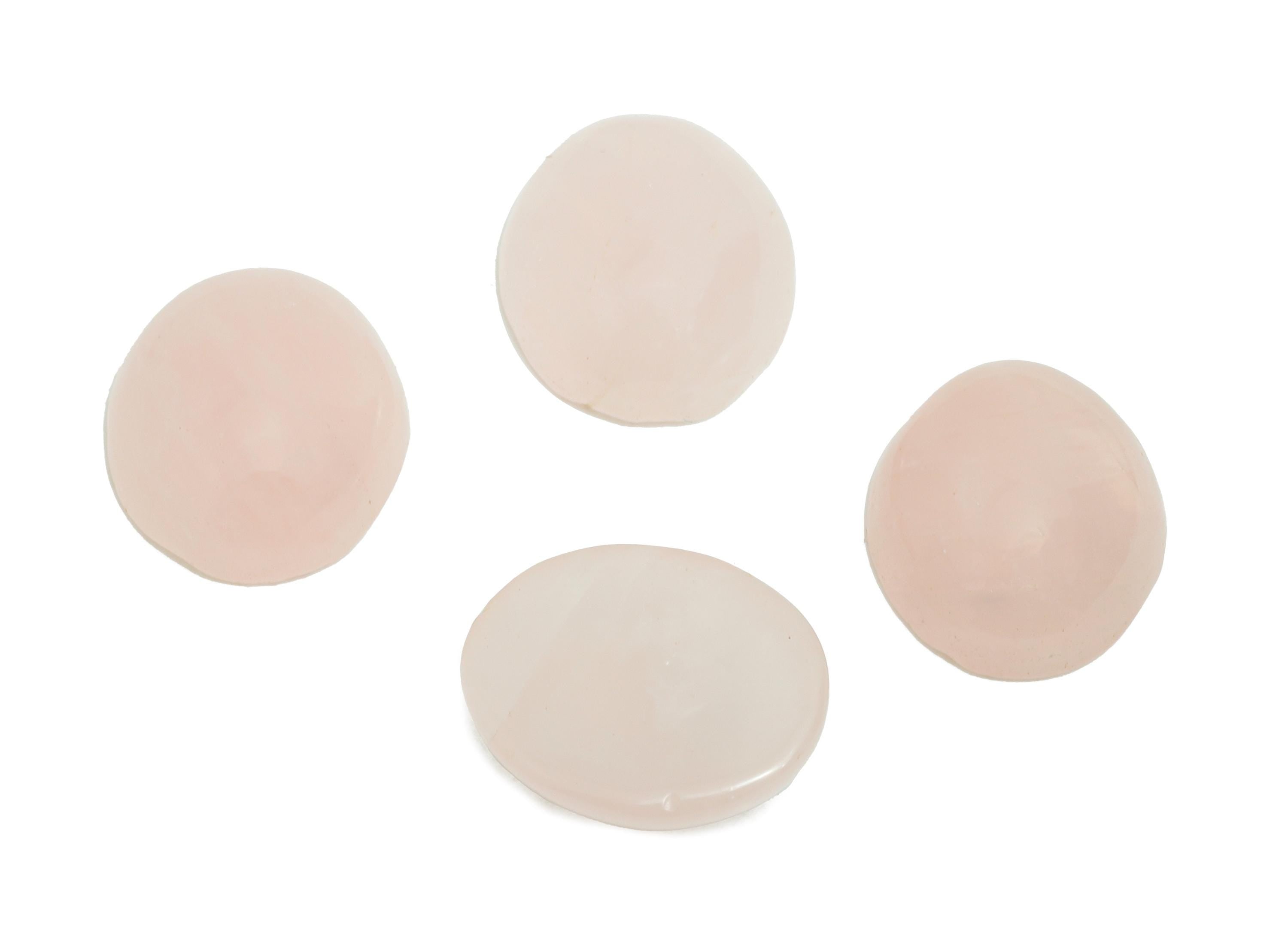 10*12mm Powder Crystal Natural Stone - Oval Cabochon for Bezel Setting - Setting Stone for Ring or Pendant -DIY Craft Jewelry Making -NS2901 - DOMEDBAZAAR