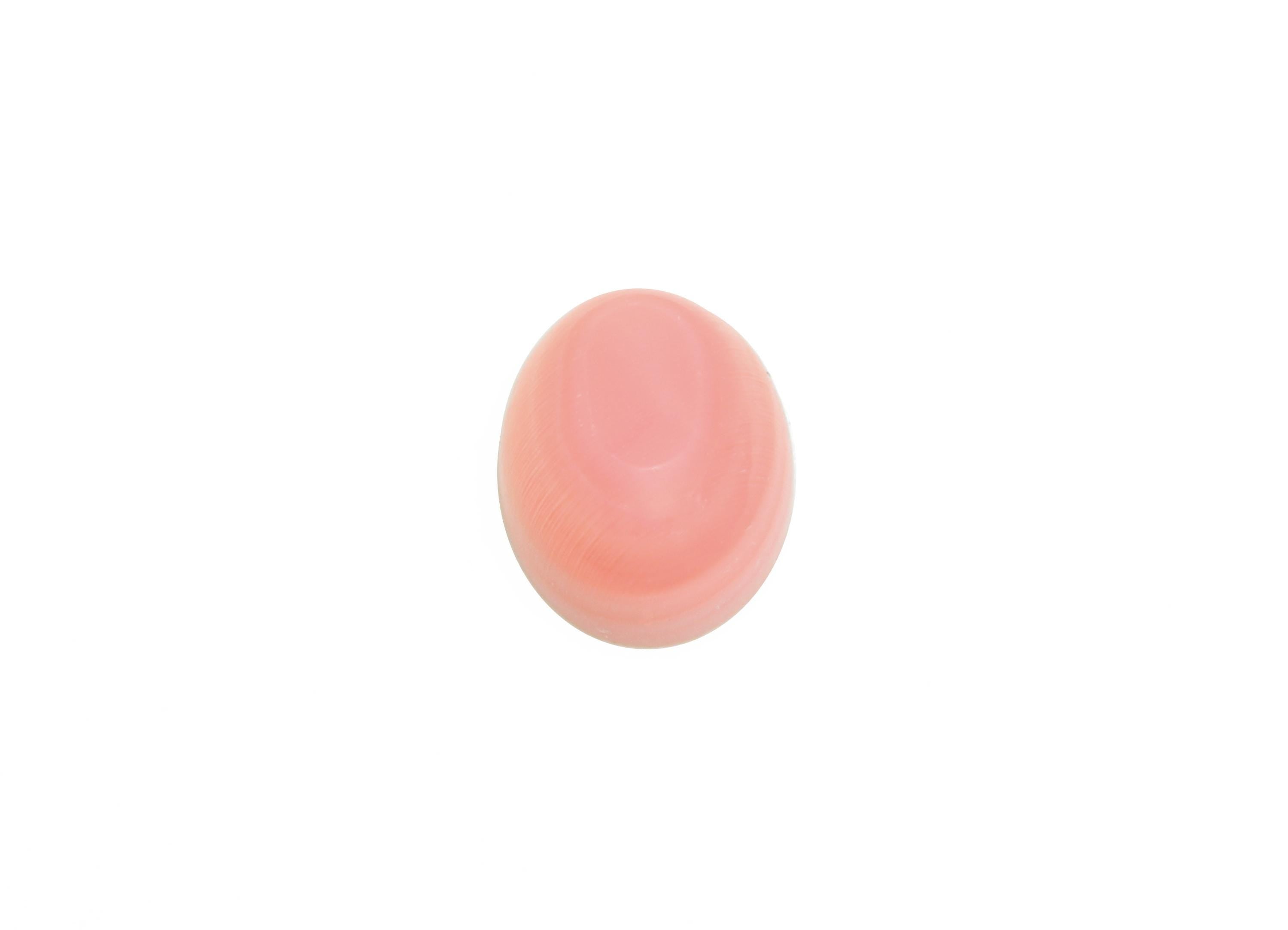 5.8*7.6mm Cabochon Oval Conch Shell - Pink Conch Shell For Crafts - Geometry Stone For Bezel Setting - Stone For Jewelry Making - NS2709 - DOMEDBAZAAR