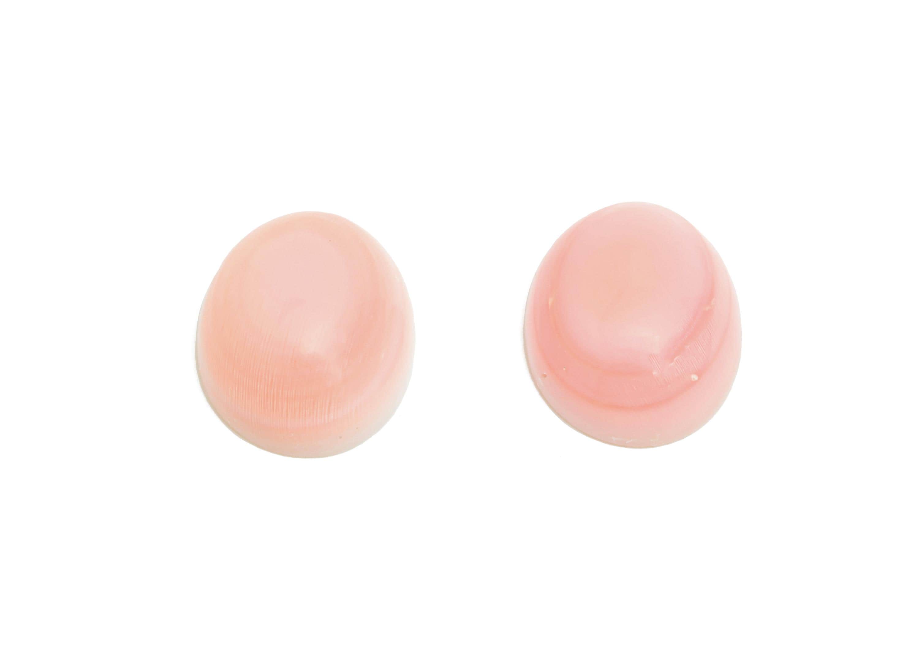 7.8*9.7mm Cabochon Oval Conch Shell - Pink Conch Shell For Crafts - Geometry Stone For Bezel Setting - Stone For Jewelry Making - NS2710 - DOMEDBAZAAR