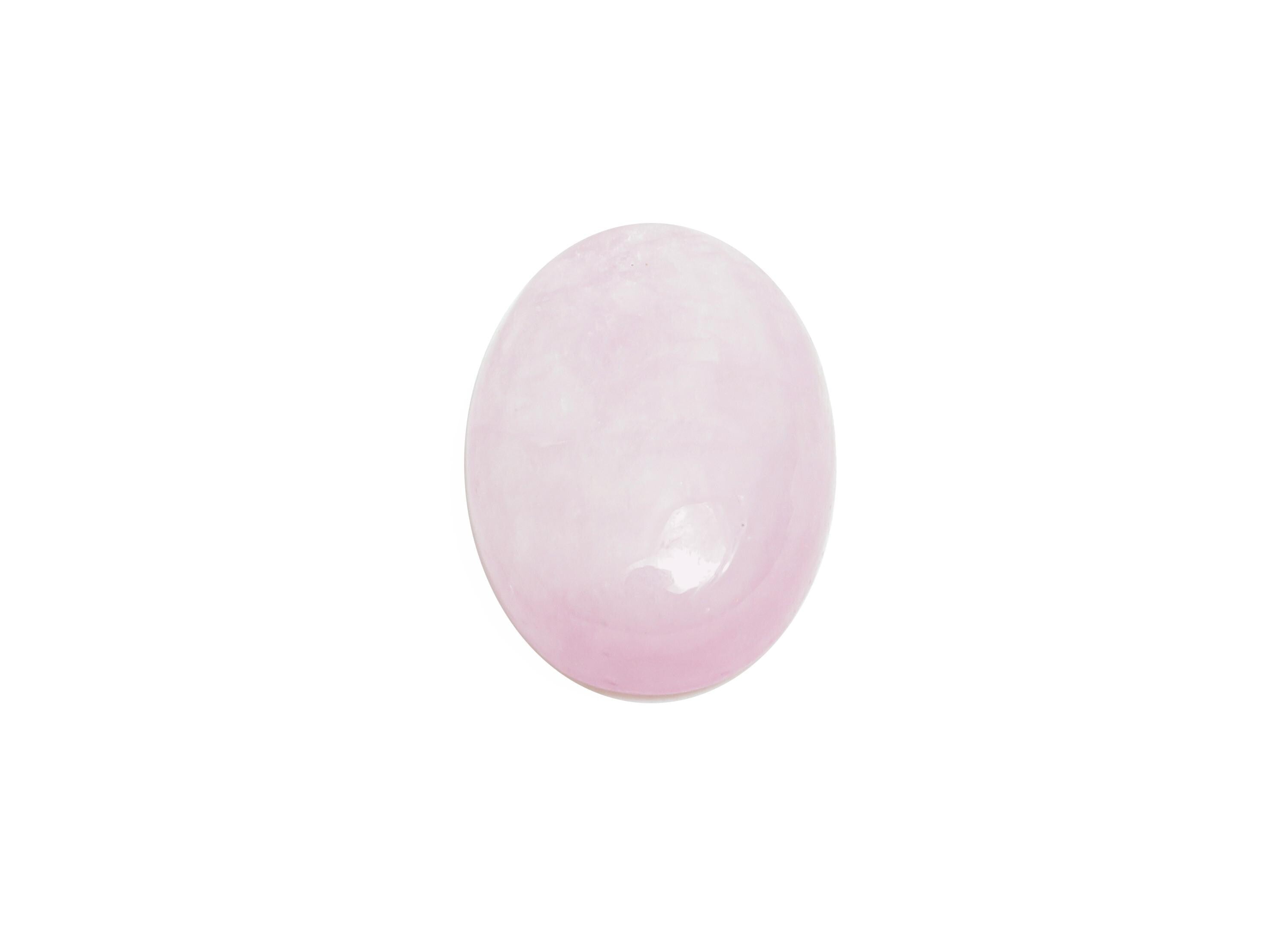 10*14mm Cabochon Oval Rose Quartz Stone - Purple Rose Quartz For Crafts - Healing Stone For Jewelry Setting - Stone For Jewelry - NS2693 - DOMEDBAZAAR