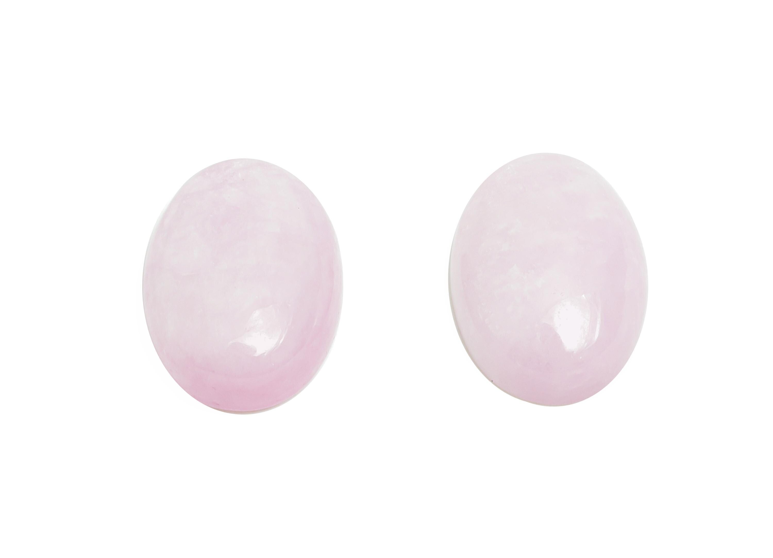 10*14mm Cabochon Oval Rose Quartz Stone - Purple Rose Quartz For Crafts - Healing Stone For Jewelry Setting - Stone For Jewelry - NS2693 - DOMEDBAZAAR