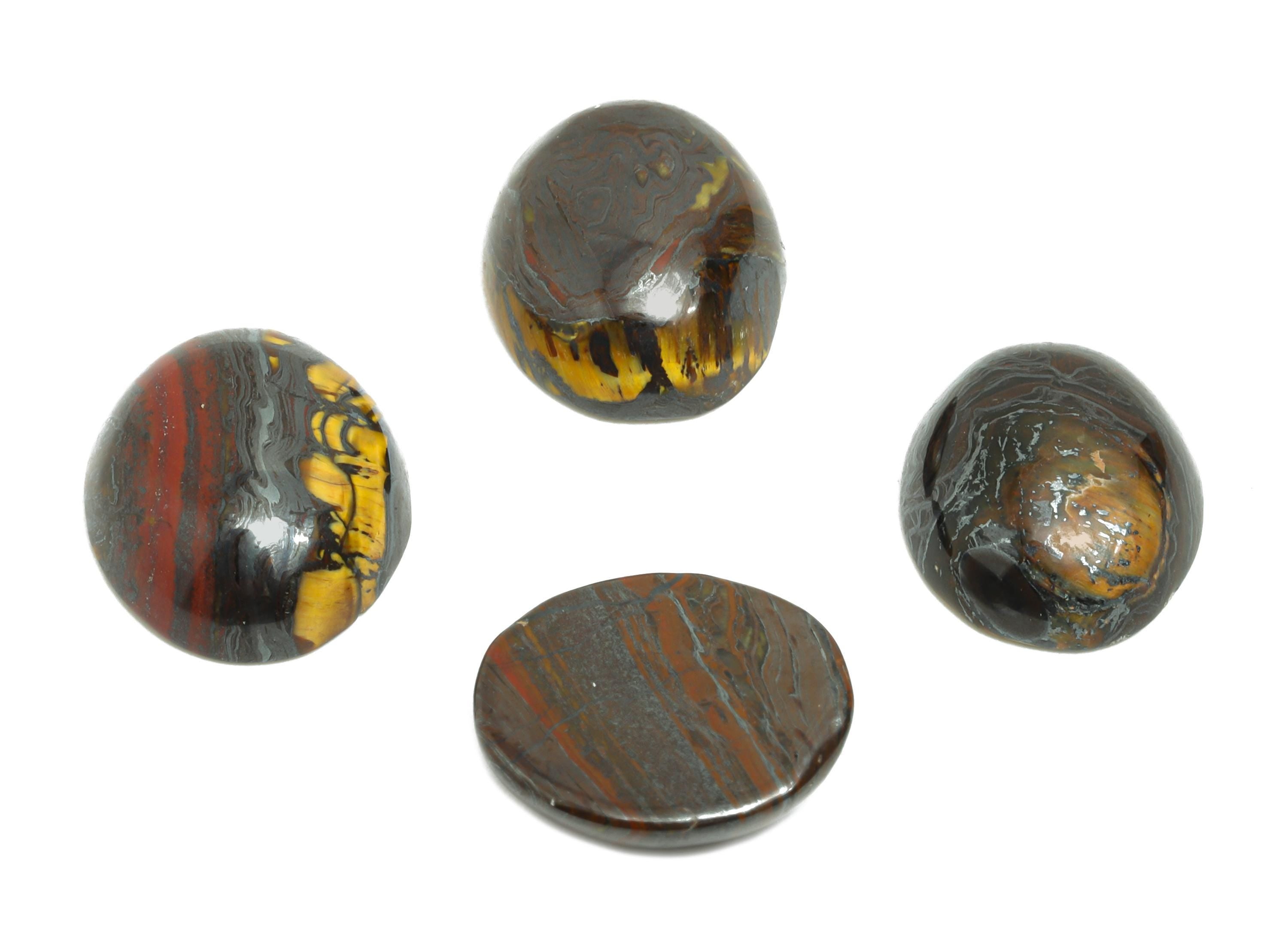 10*12mm Natural Stone Cabochon - Oval Cabochon for Jewelry Making - Bezel Setting Stone for Ring or Pendant - DIY Craft Supplies - NS2913 - DOMEDBAZAAR