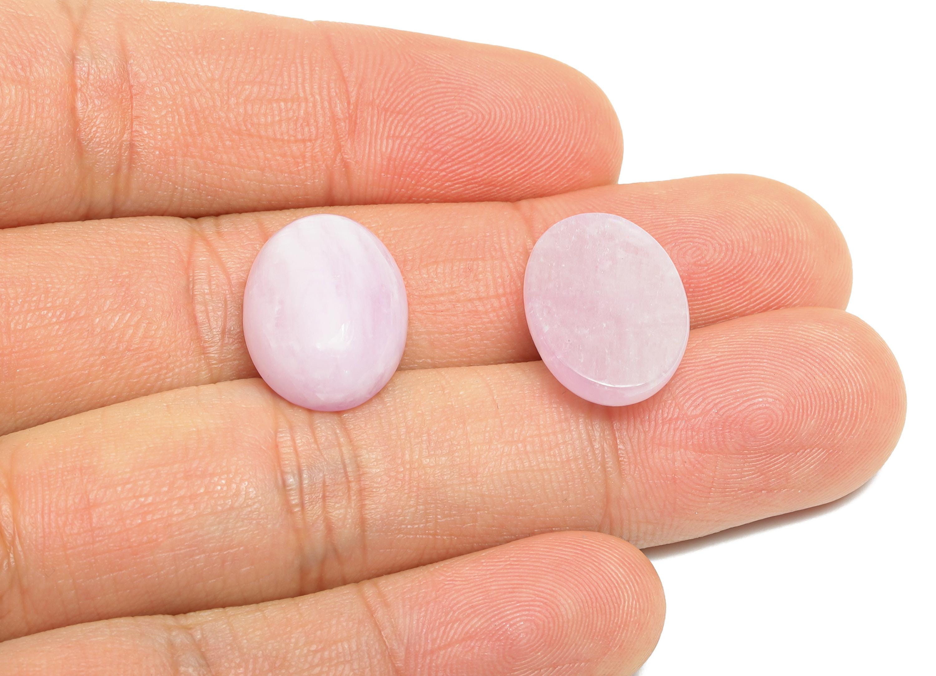 13*18mm Cabochon Oval Rose Quartz Stone - Purple Rose Quartz For Crafts - Healing Stone For Jewelry Setting - Stone For Jewelry - NS2694 - DOMEDBAZAAR