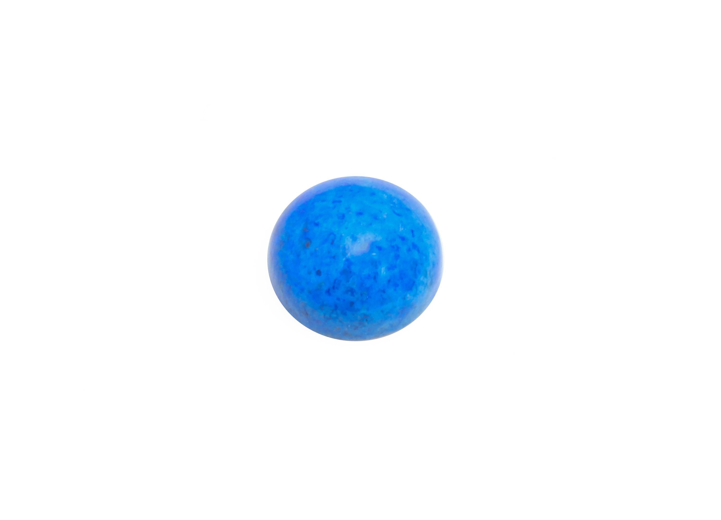 6mm Cabochon Round Deep Blue Lapis Stone - High-Quality Lapis Lazuli For DIY Jewelry - Polished Healing Stone For Jewelry Setting - NS2719 - DOMEDBAZAAR