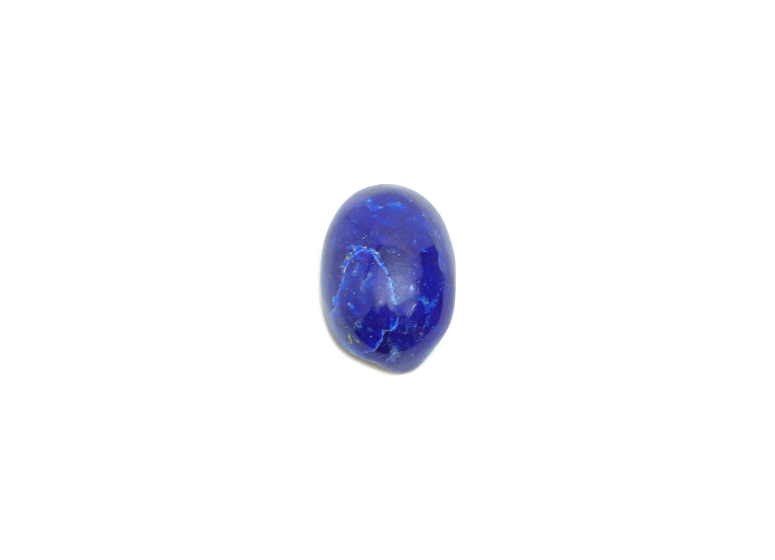4*6mm Cabochon Oval Deep Blue Lapis Stone - Handmade Stone For DIY Jewelry - Best Lapis Lazuli Jewelry Supplies For Bezel Setting - NS2723 - DOMEDBAZAAR
