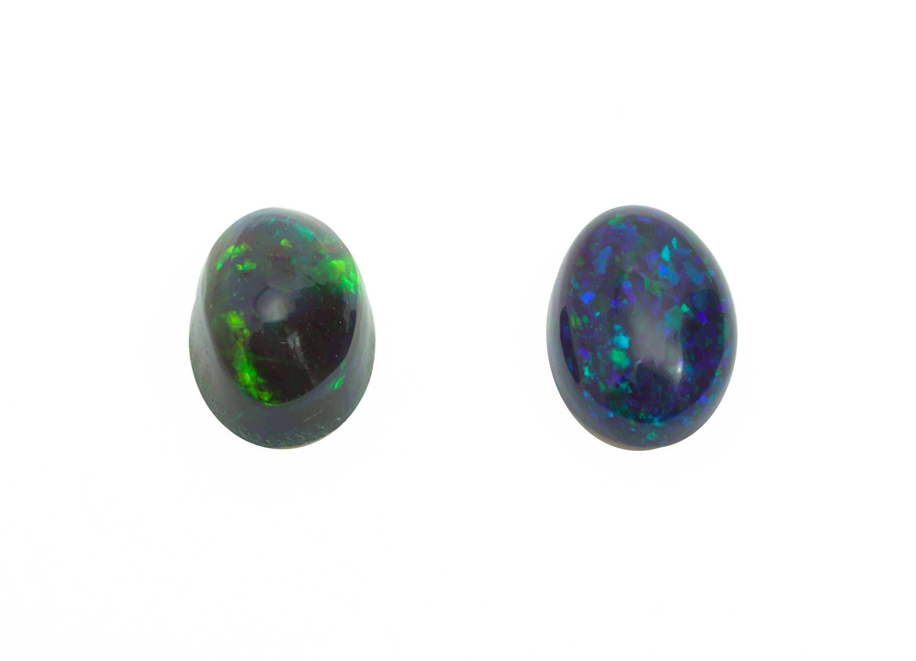 5*7mm Cabochon Oval Ethiopian Opal - Opal Stone For Jewelry - Polished Ethiopian Opal For Setting - Ethiopian Opal Jewelry Making -NS2699 - DOMEDBAZAAR