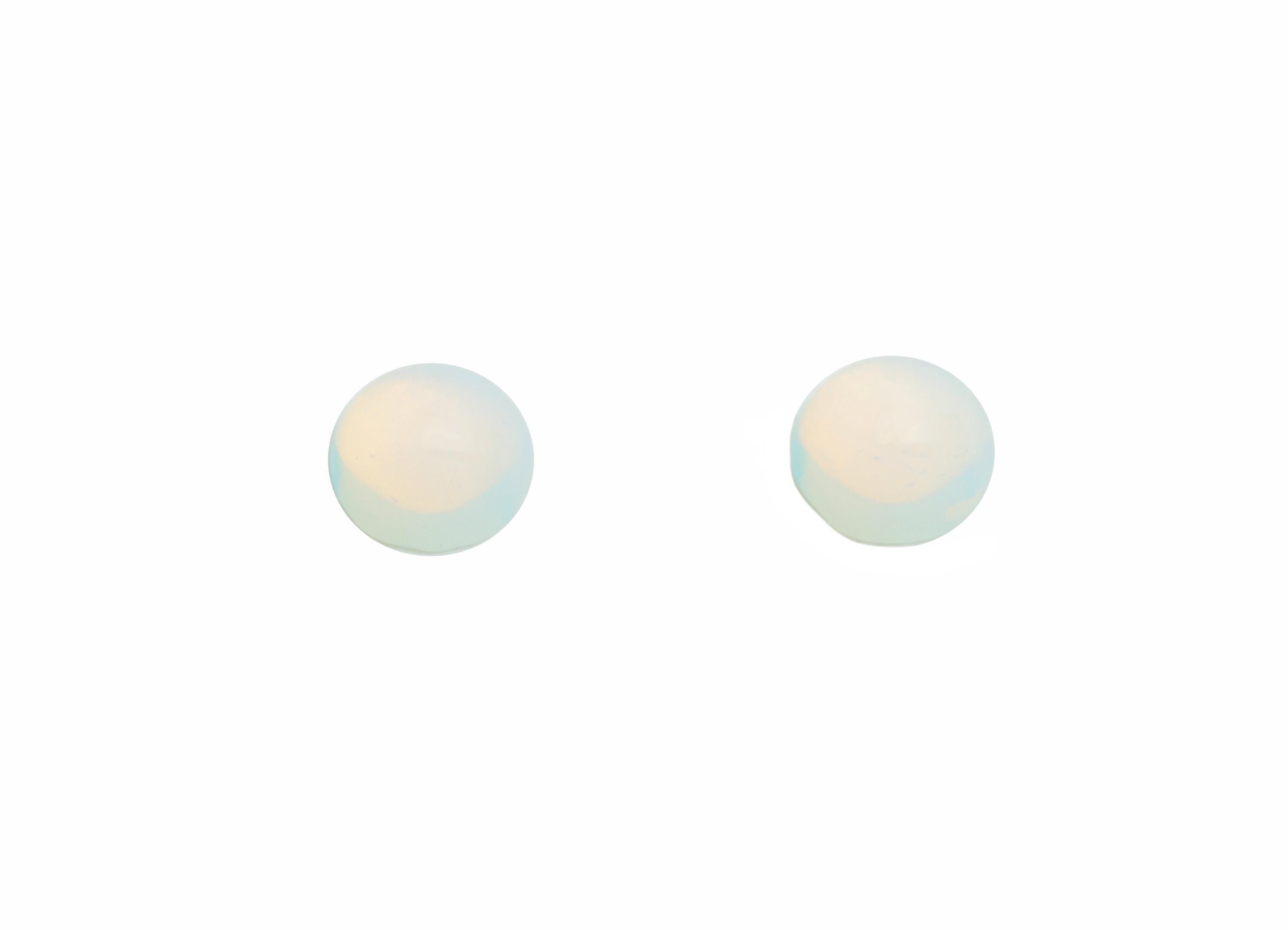 4mm Opalite Natural Stone Cabochon - Round Bezel Setting Stone for Pendant Jewelry - Polished Cabochon for Rings - Healing Gemstone - NS2950 - DOMEDBAZAAR