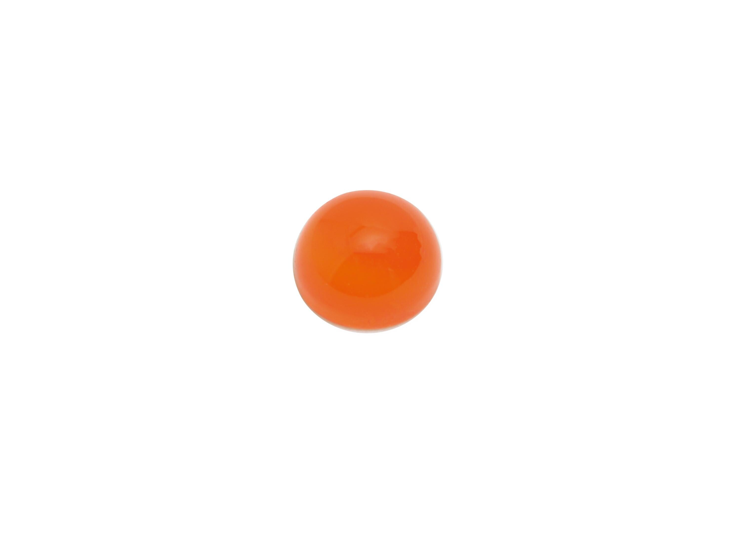 4mm Red Agate Cabochon - Round Bezel Setting Stone for Pendant Jewelry - Polished Red Agate Cabochon for Ring - Healing Gemstone - NS2944 - DOMEDBAZAAR