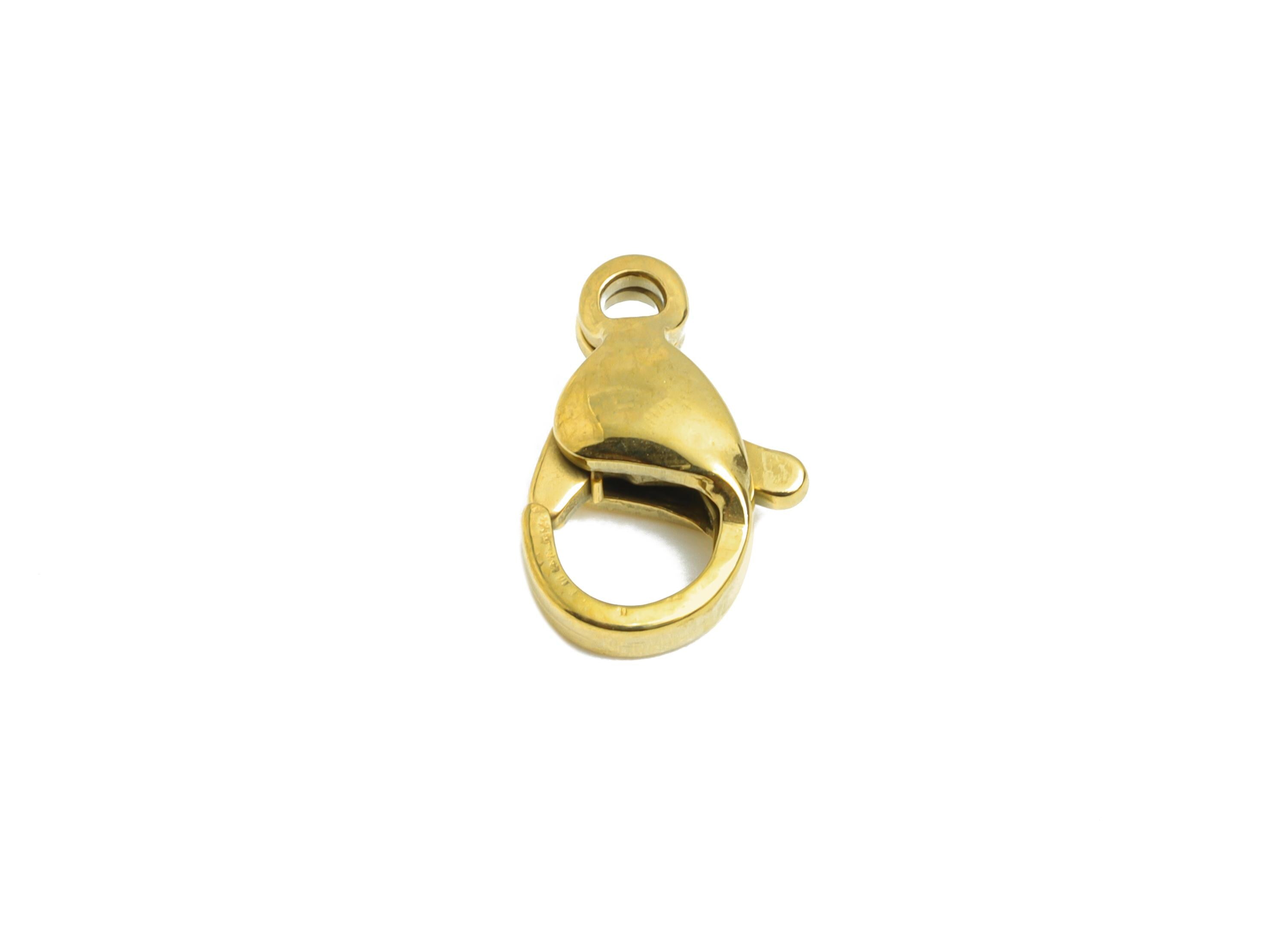 Steel Lobster Clasp - Fashion Jewelry Clasp for DIY Necklaces - Clasp for Beaded Bracelets - 18K Real Vacuum Plating - 10x6x3.43mm - SS2349G