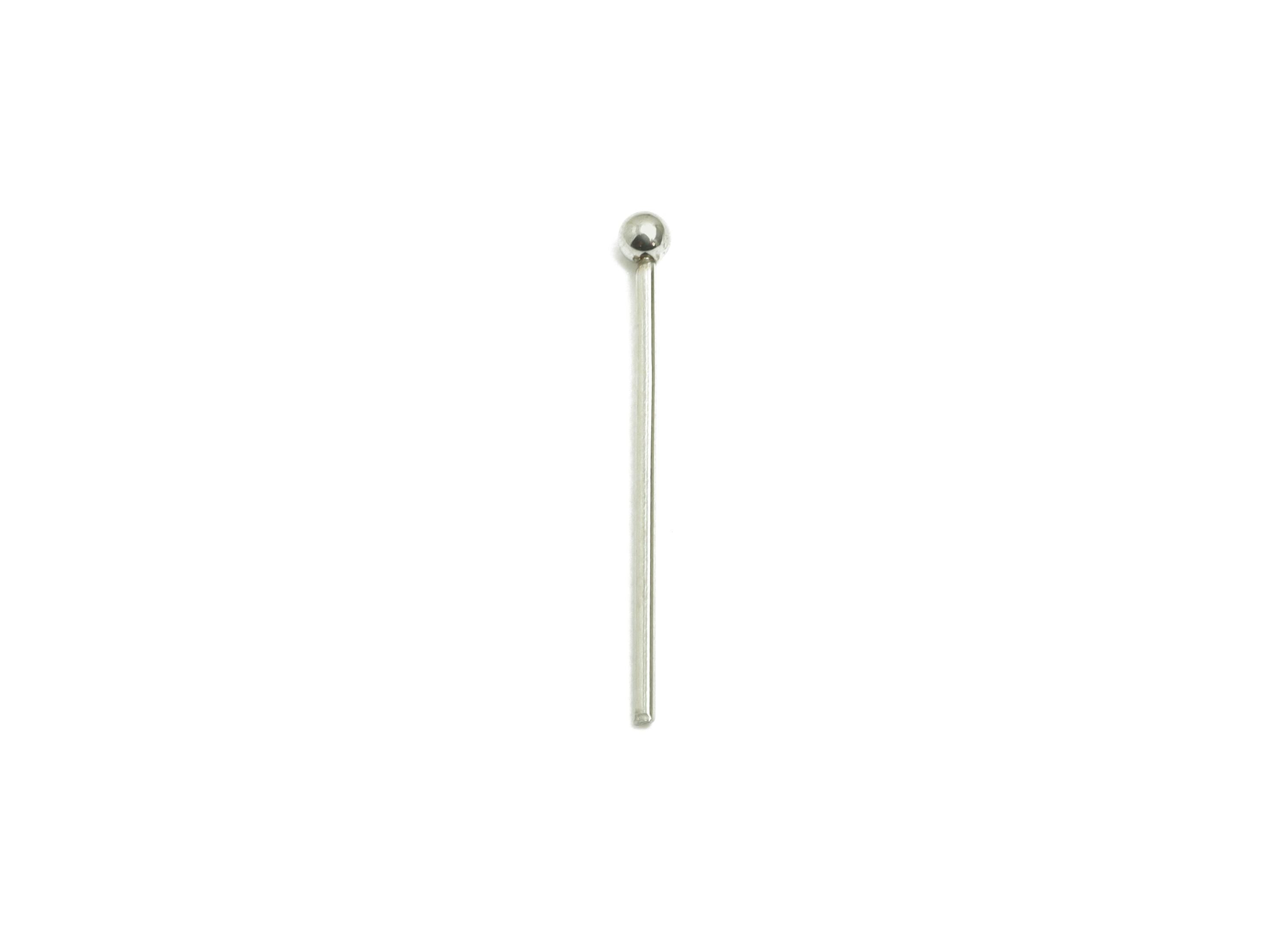 0.7*20mm Steel Ball Head Pin - Beading Wire for Jewelry - Ball Head Pins for Jewelry Making - Crafting Headpins for Beaded Jewelry-SS2132-20