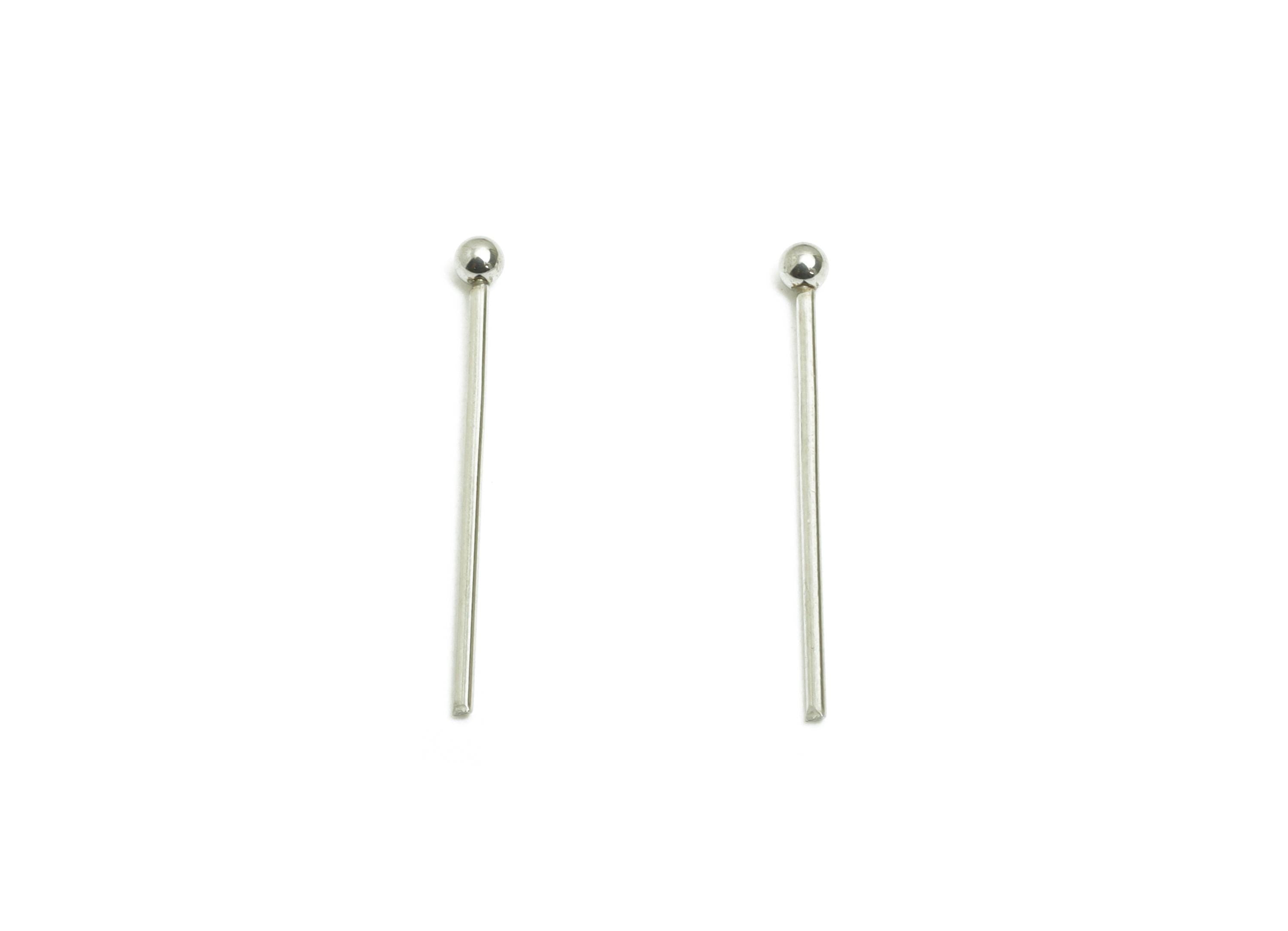 0.7*20mm Steel Ball Head Pin - Beading Wire for Jewelry - Ball Head Pins for Jewelry Making - Crafting Headpins for Beaded Jewelry-SS2132-20