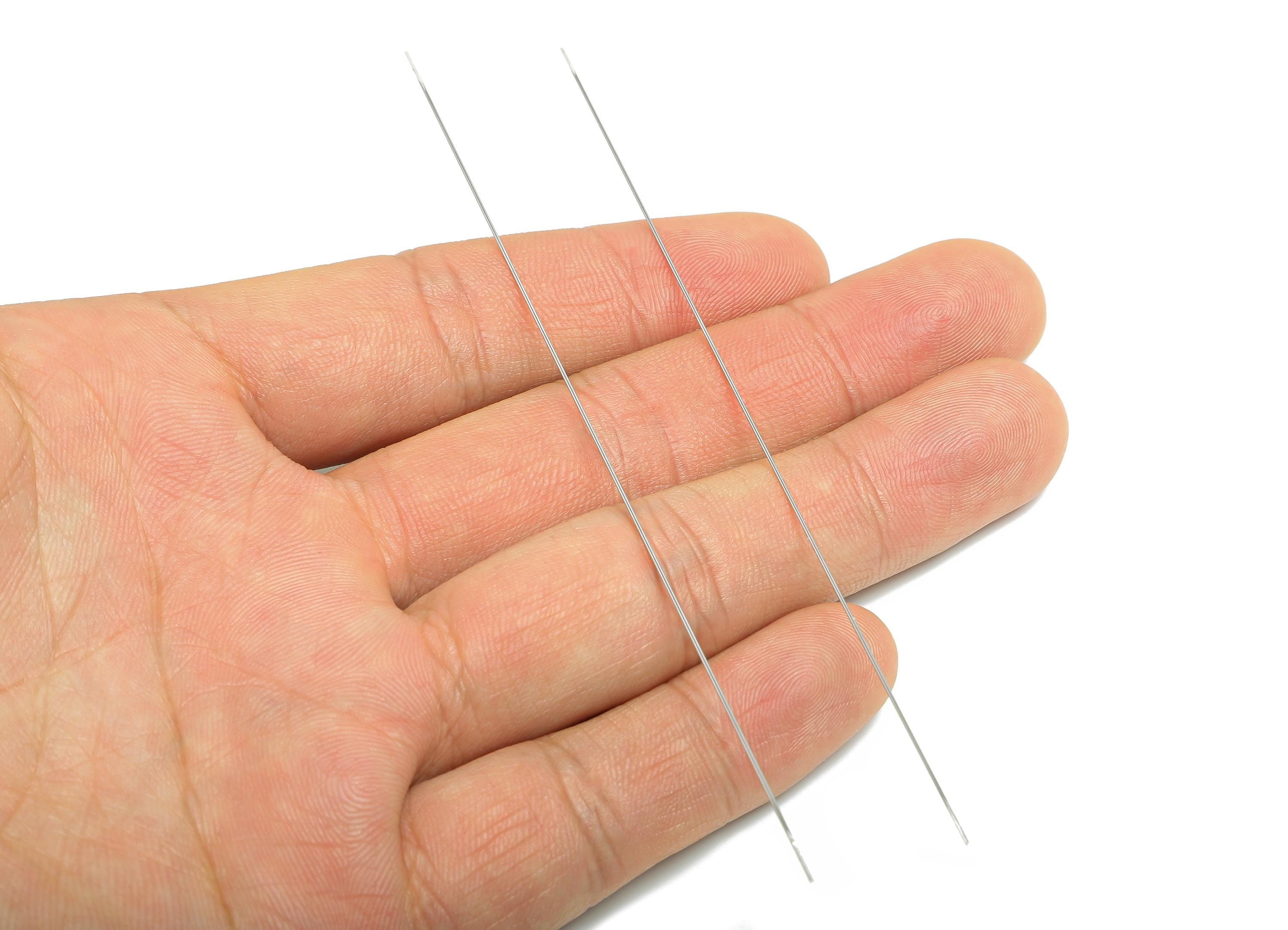11.5cm Long Beading Needle - Steel Sewing Needle - Straight Stick Needle - Beading Pin for Jewelry - DIY Making for Beaded Jewelry - SS2142 - DOMEDBAZAAR