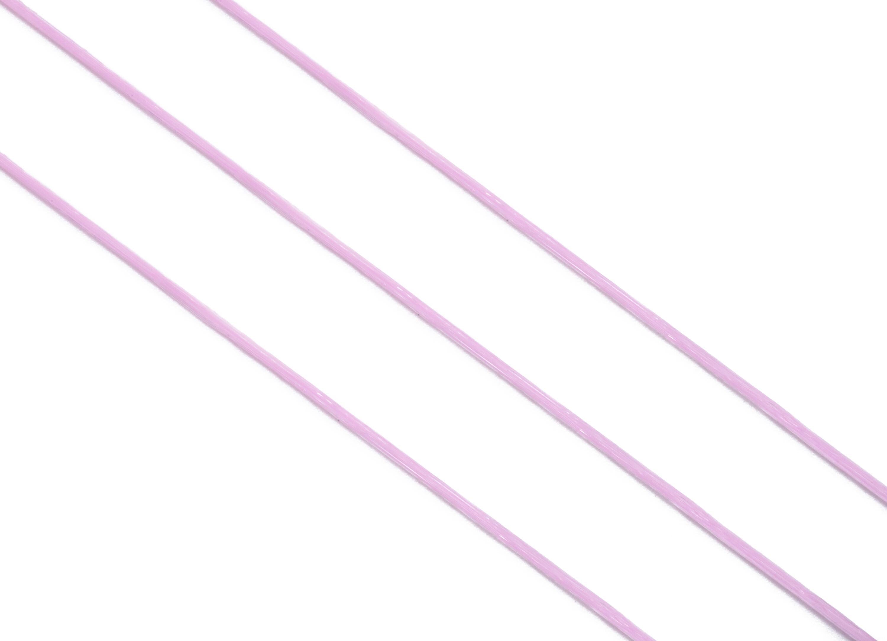 0.8mm Elastic Thread - Elastic Cord for Crafts 30m/Roll - Pink Beading and Jewelry Making Elastic - Elastic Sewing and Craft Cord - TH1098