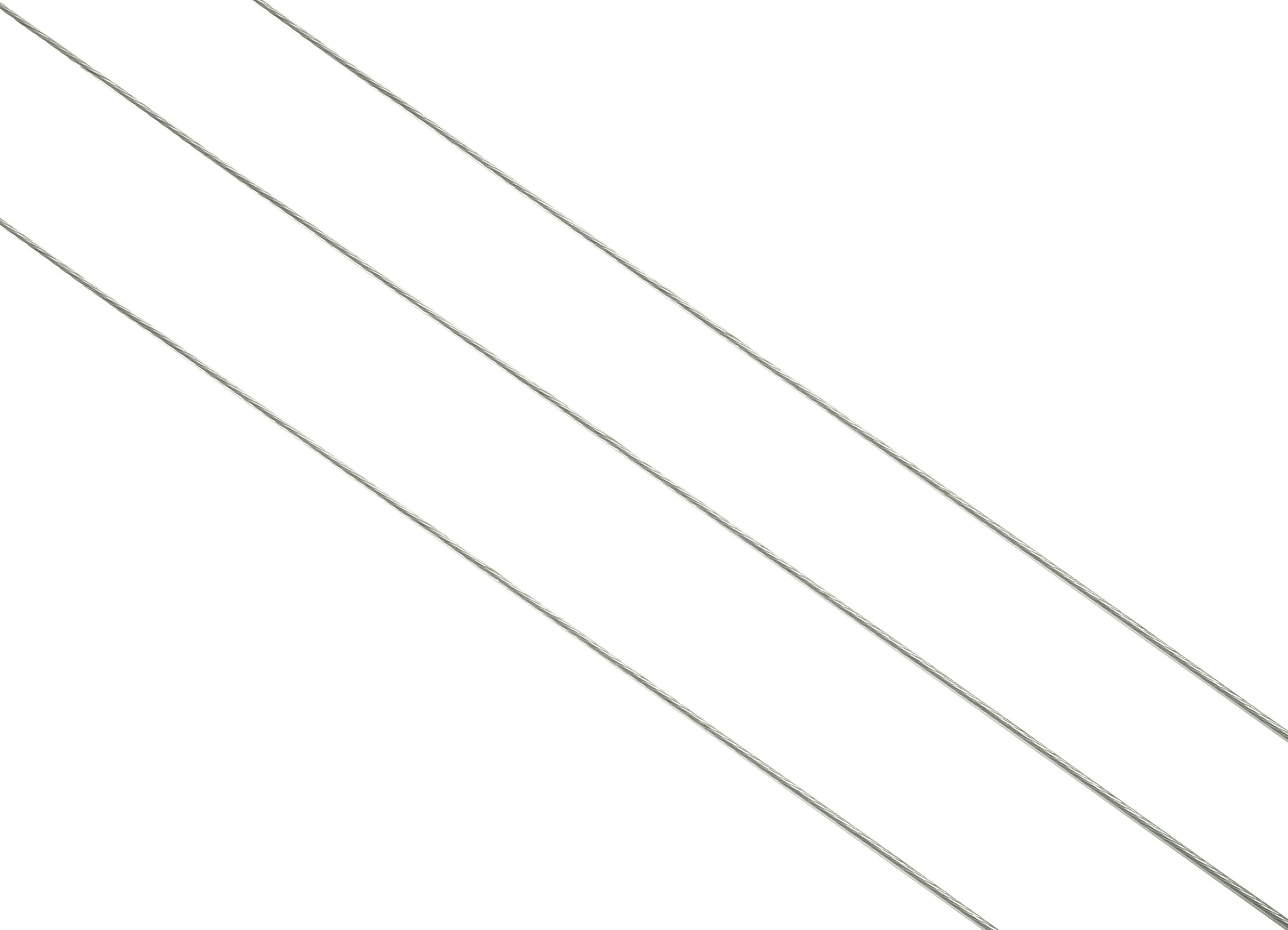 0.4mm Stainless Steel Wire Spool - 50m/Roll - High-Quality Metallic Stainless Steel Craft Wire - DIY Jewelry  Steel Color Wire Roll - HM1077