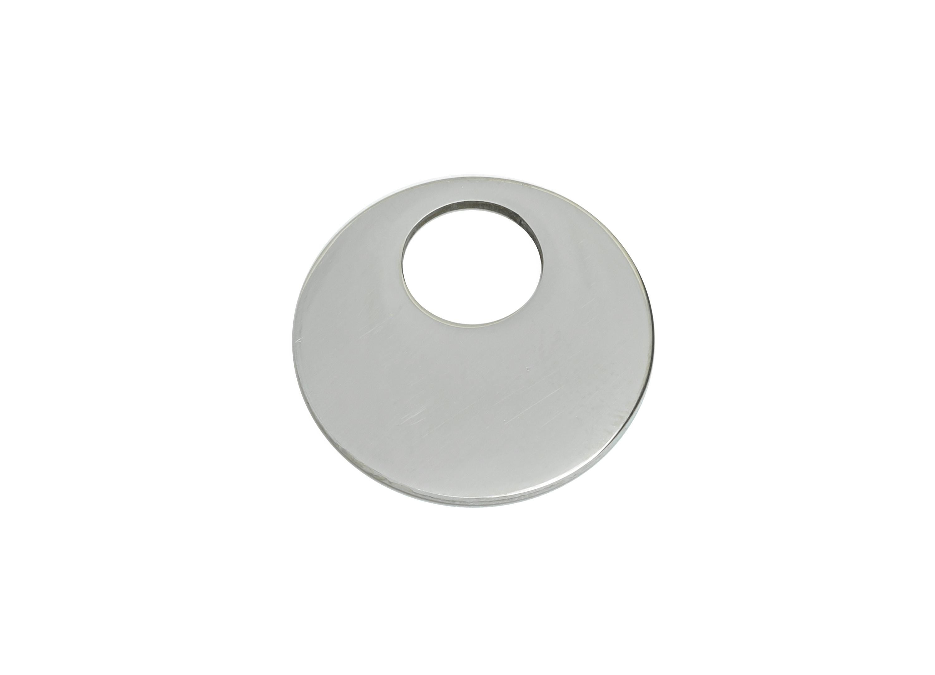 Minimalist Round Pendant - Geometric Circle Charm With Hole - Cutout Geometry For Necklace - DIY  Earring Finding - 15x15x0.98mm - SS2655 - DOMEDBAZAAR