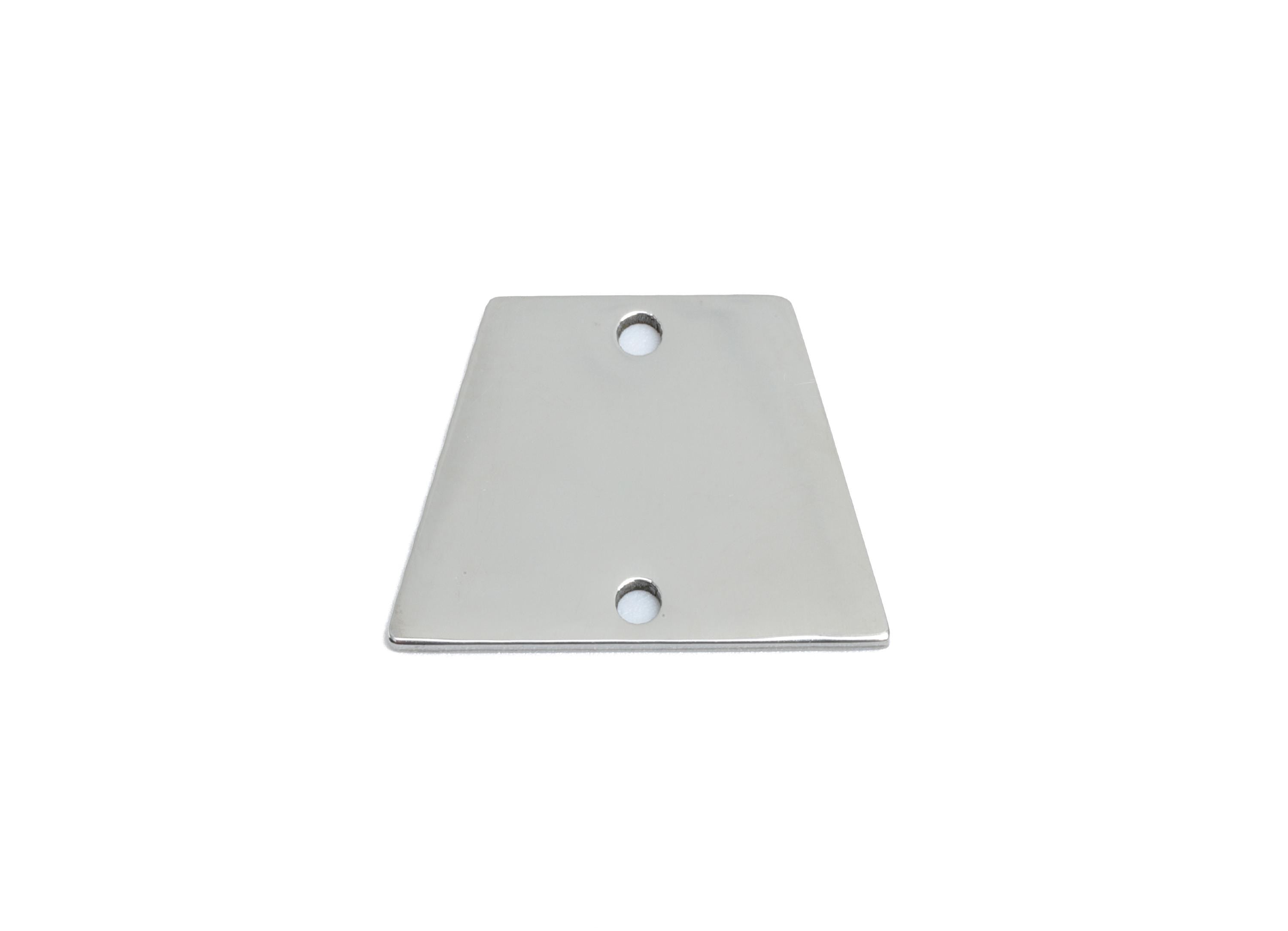 Steel Trapezoid Connector - Stainless Steel Trapezoid Pendant - Steel Geometry Connector - Geometric Earring Charm - 17x15x0.98mm - SS2637 - DOMEDBAZAAR