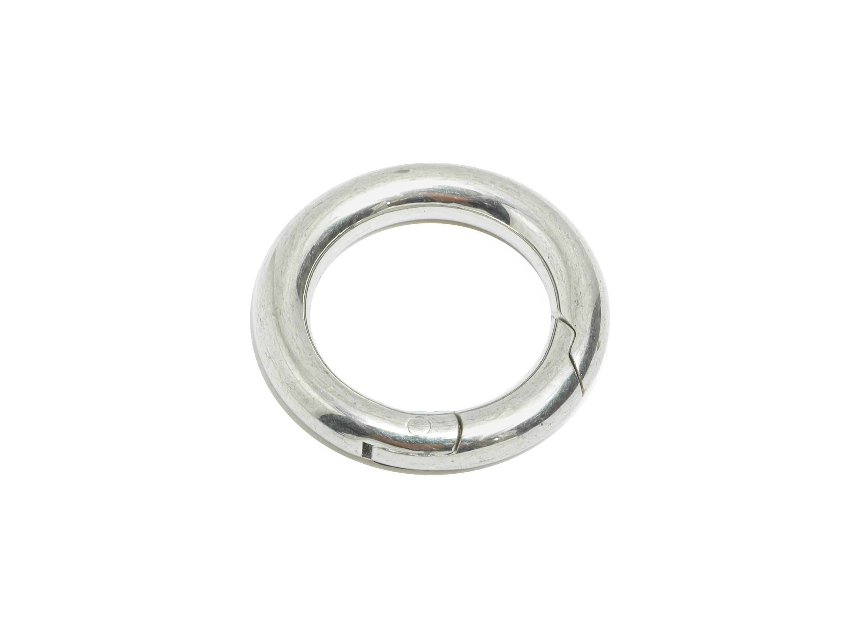 3*18mm Steel Lobster Clasp - Round DIY Jewelry Connector Clasp - Carabiner Parrot Clasp  - Spring Snap Hook - Key Ring Accessory - SS1538 - DOMEDBAZAAR