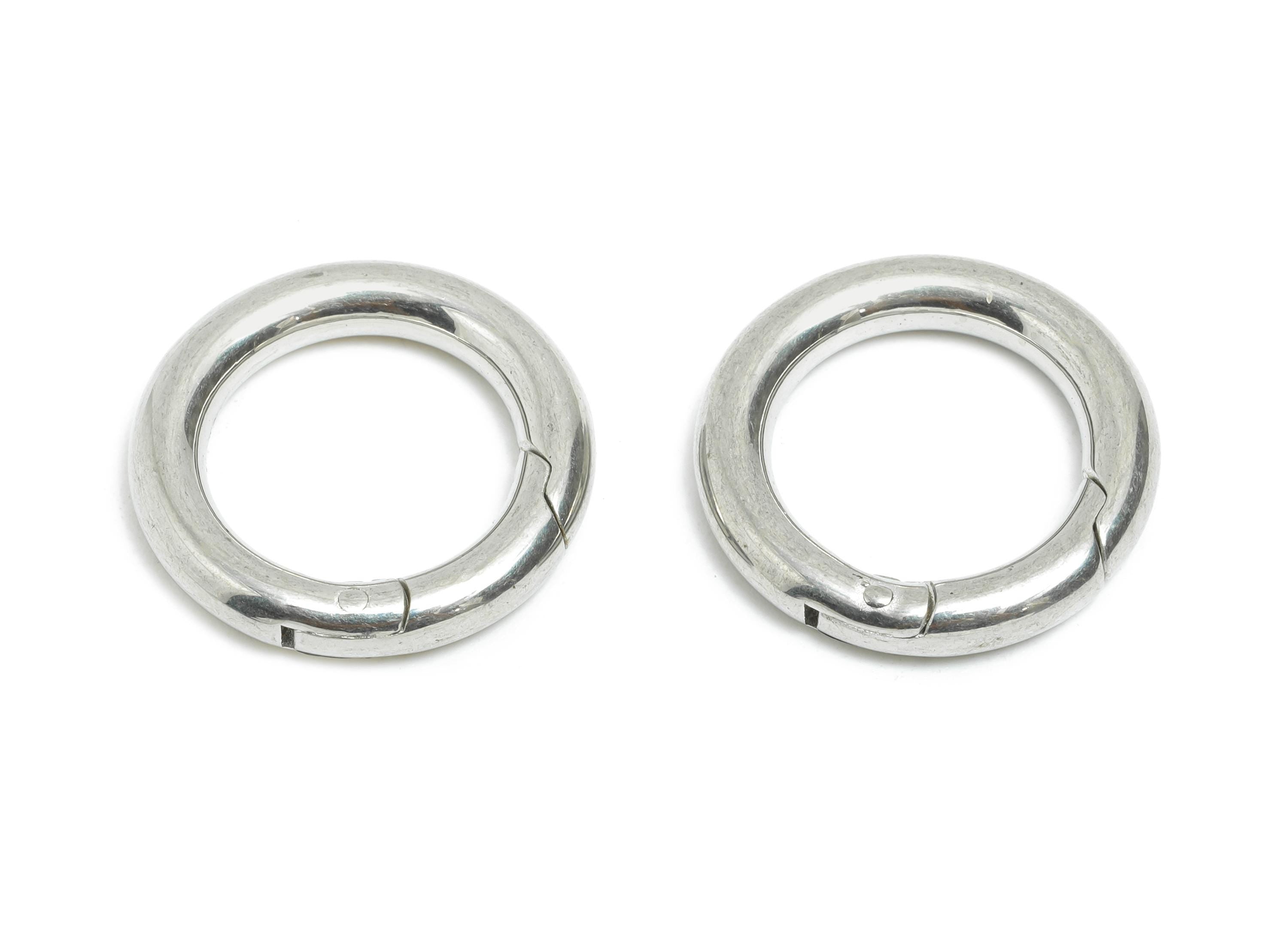 3*18mm Steel Lobster Clasp - Round DIY Jewelry Connector Clasp - Carabiner Parrot Clasp  - Spring Snap Hook - Key Ring Accessory - SS1538 - DOMEDBAZAAR