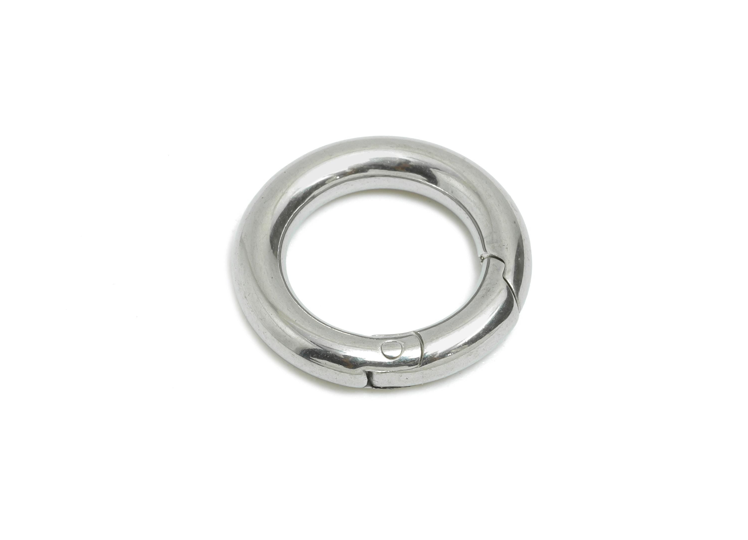 2.5*14mm Steel Lobster Clasp - Round DIY Jewelry Connector Clasp - Carabiner Parrot Clasp  - Spring Snap Hook - Key Ring Accessory - SS1542 - DOMEDBAZAAR