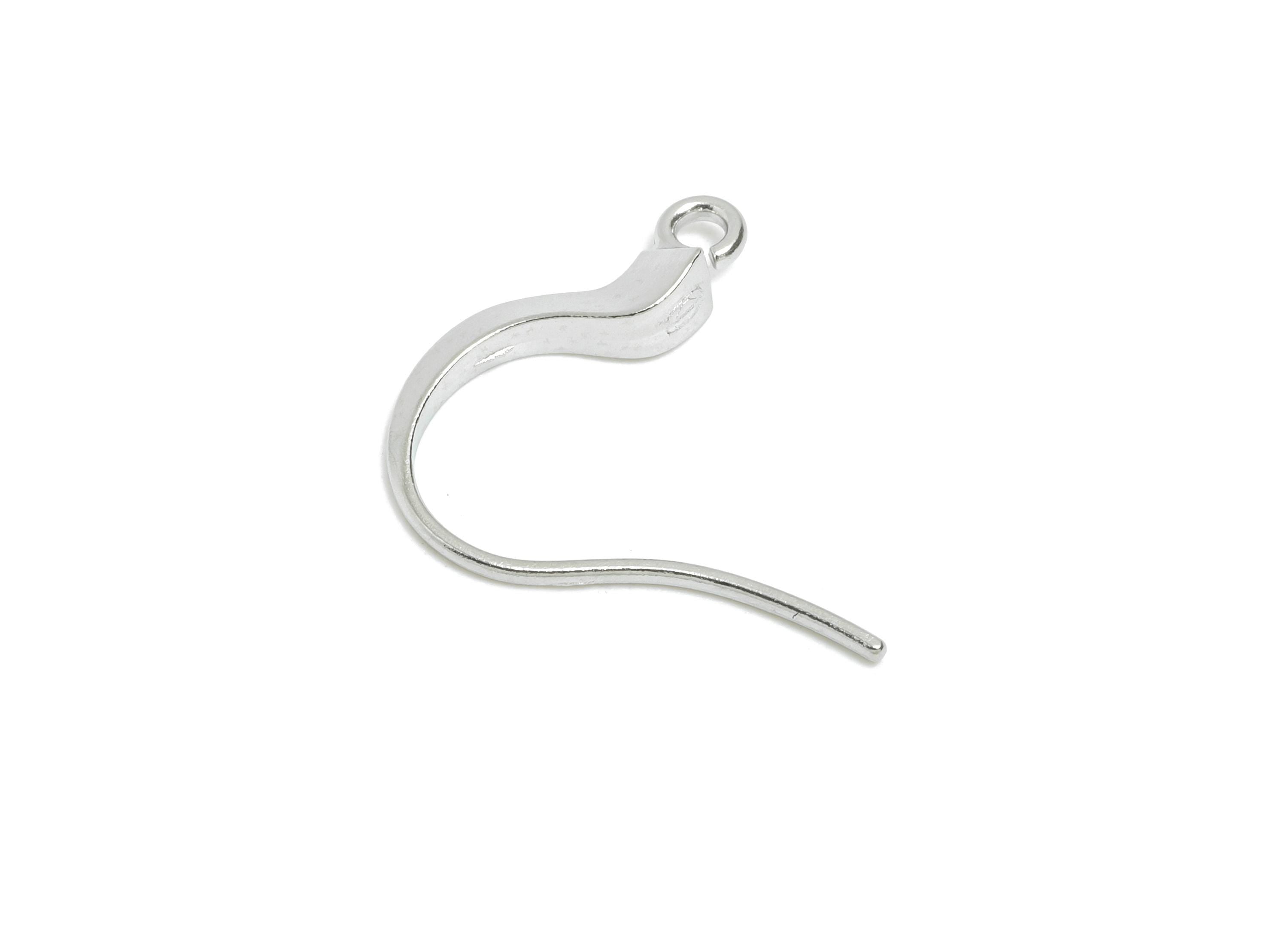 Stainless Steel Earring Hook - Fish Hook Ear Wire -  French Hook Earring Finding -  DIY Jewelry Earring Hook - Metal Earring Base - SS1548