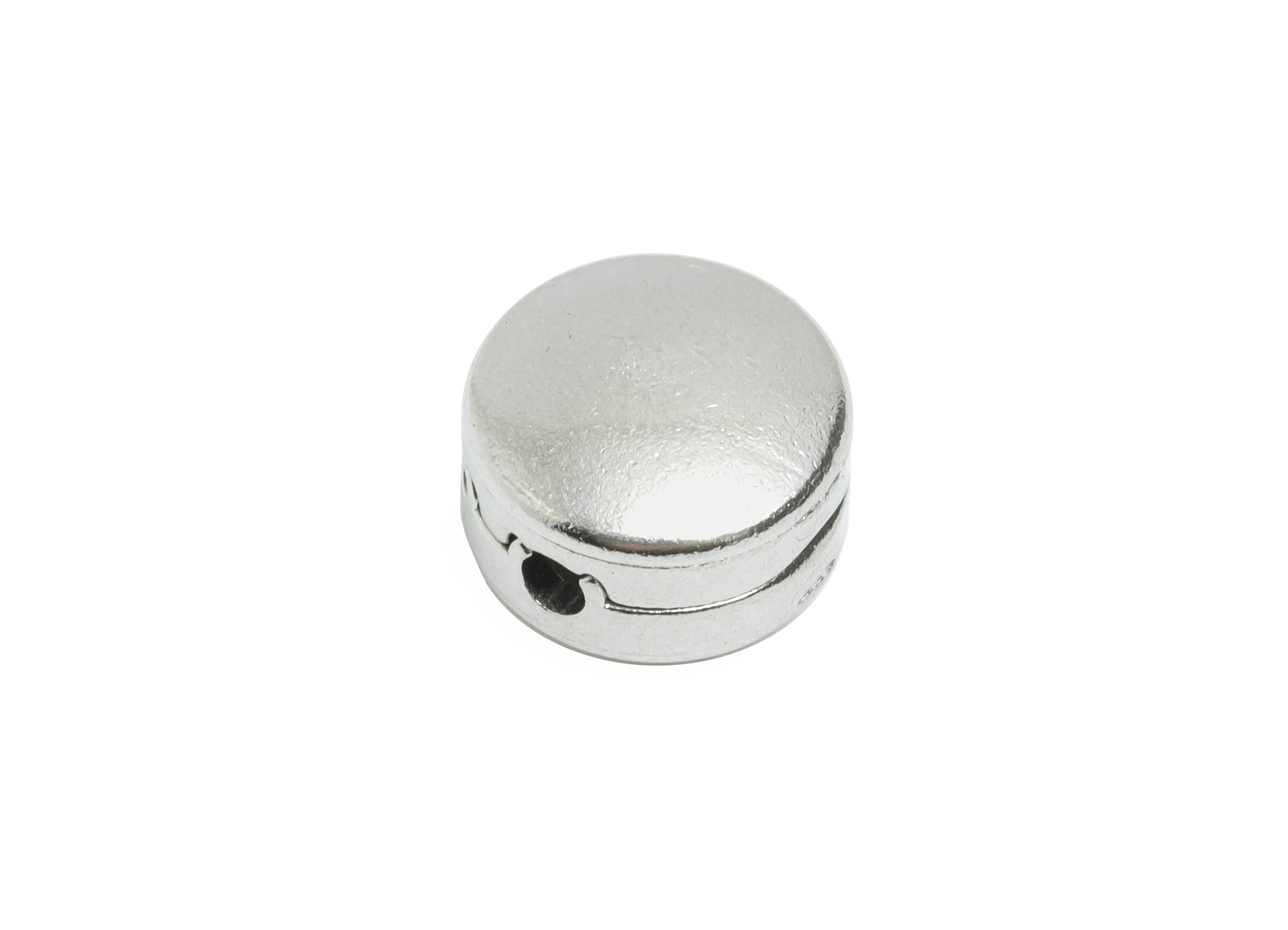 Stainless Steel Connector - Steel Openable Clasp - Clasp for Jewelry Chain End Cap - Steel Lock for DIY Necklace Bracelet - 10x10x6mm-SS1545 - DOMEDBAZAAR
