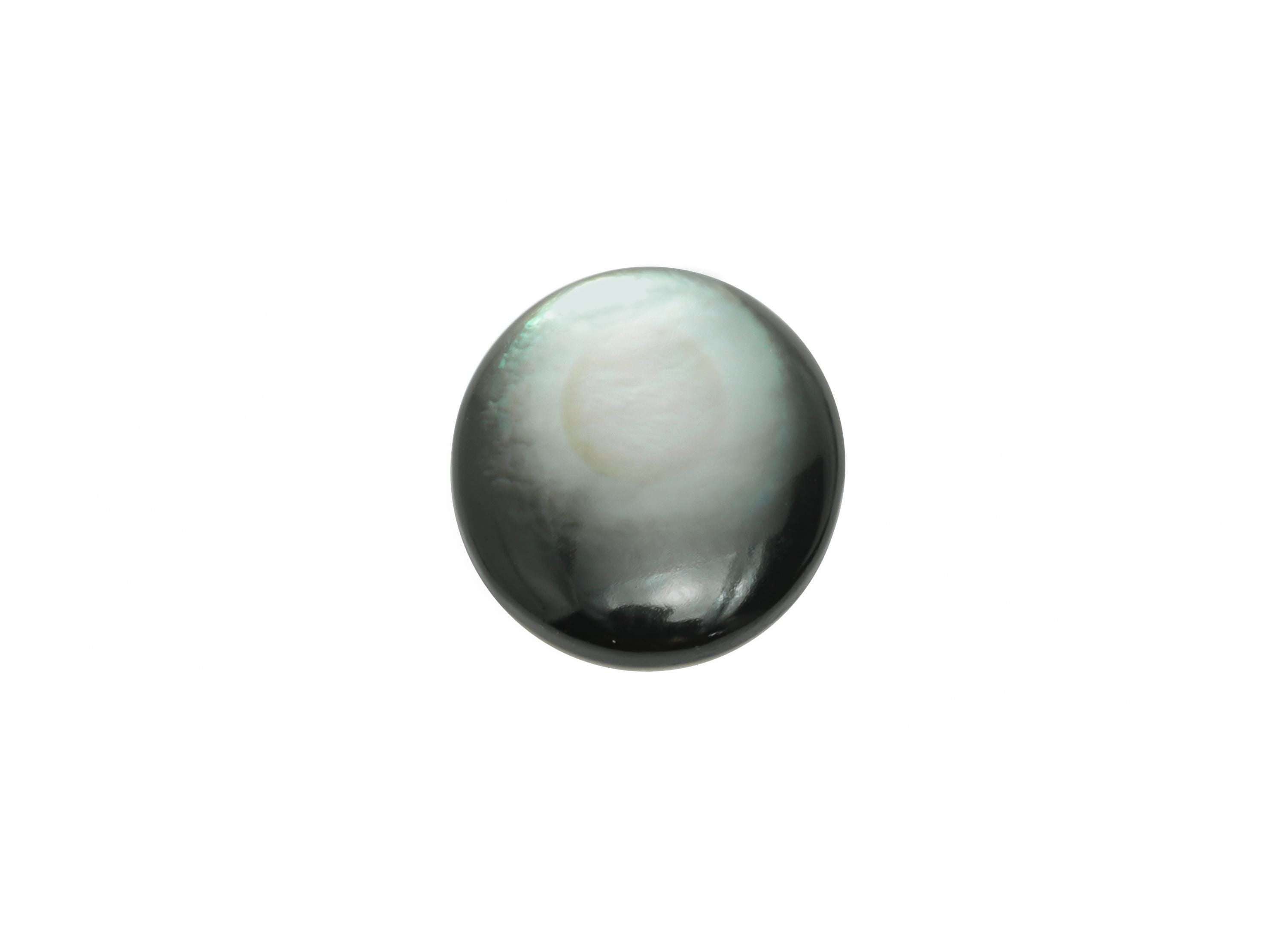10*12mm Natural Black Shells Cabochon - Oval Cabochon DIY Gemstone Setting - Cabochon for Rings or Pendants - Healing Gemstone - NS3066